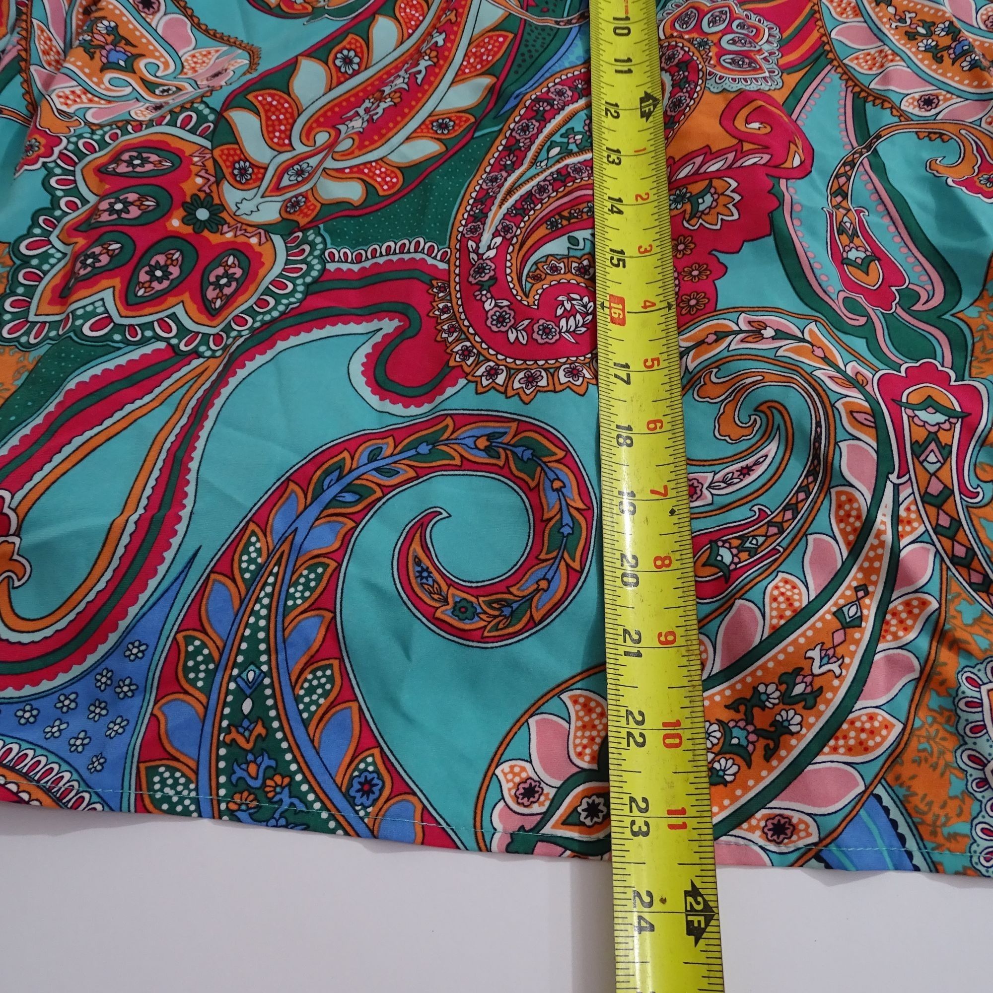 Shein Shein Paisley Long Sleeve Faux Wrap Blouse Women Size M 6 Size M / US 6-8 / IT 42-44 - 11 Thumbnail