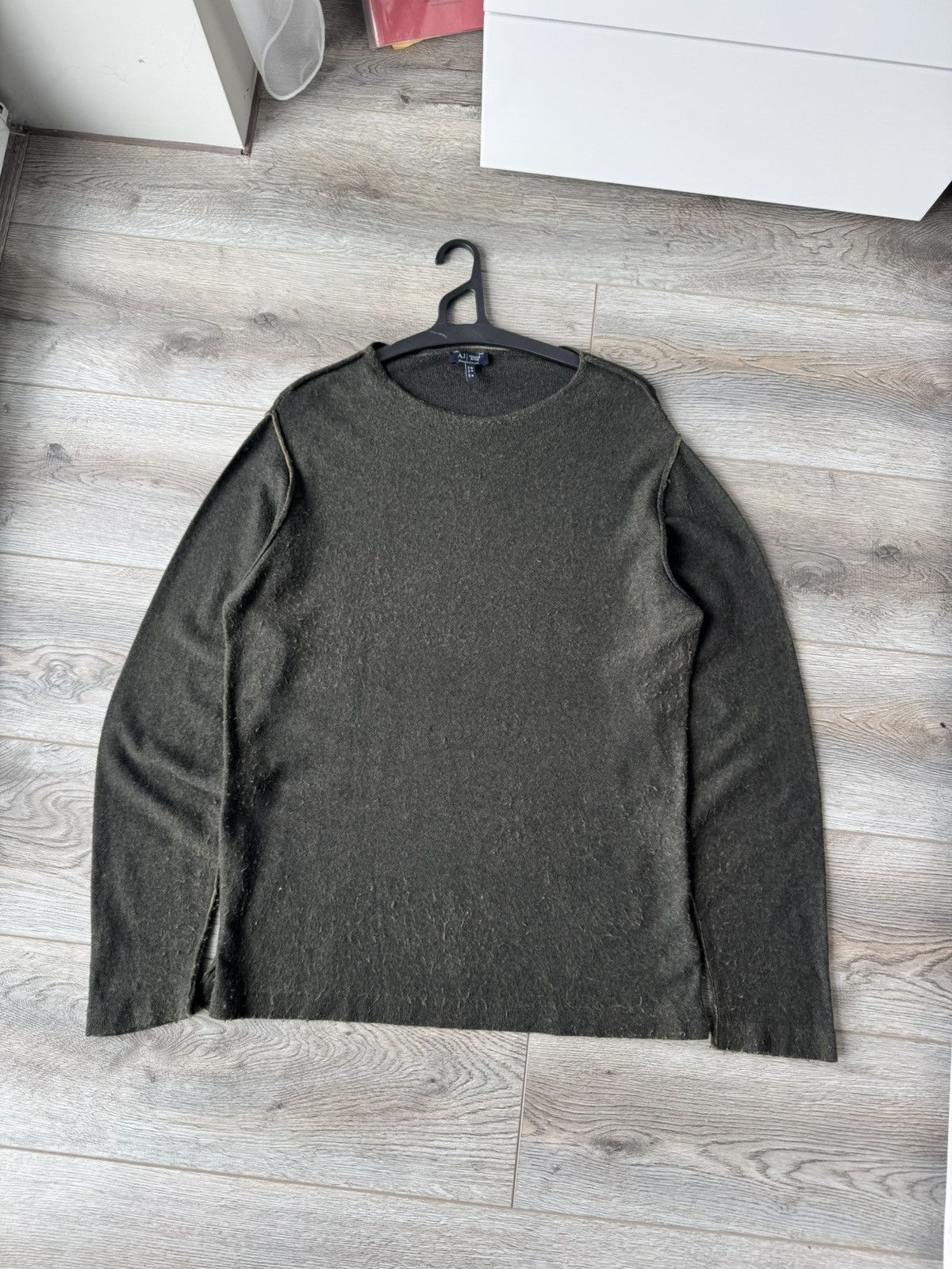 Emporio Armani Vintage Armani Jeans Y2k Avant-Garde Sweater Size US M / EU 48-50 / 2 - 1 Thumbnail