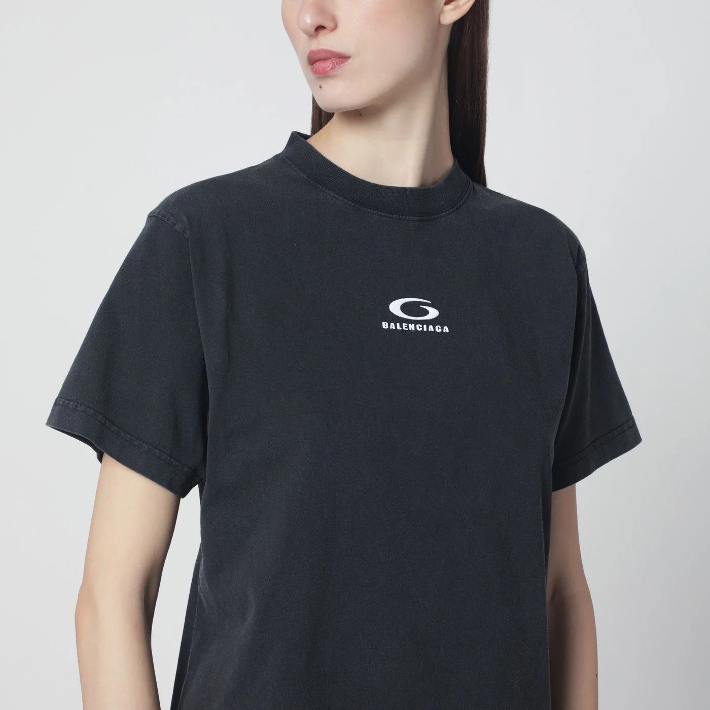 Balenciaga o1d2blof0426 Loop Sports Icon Mini Dress in Black Size S / US 4 / IT 40 - 4 Thumbnail