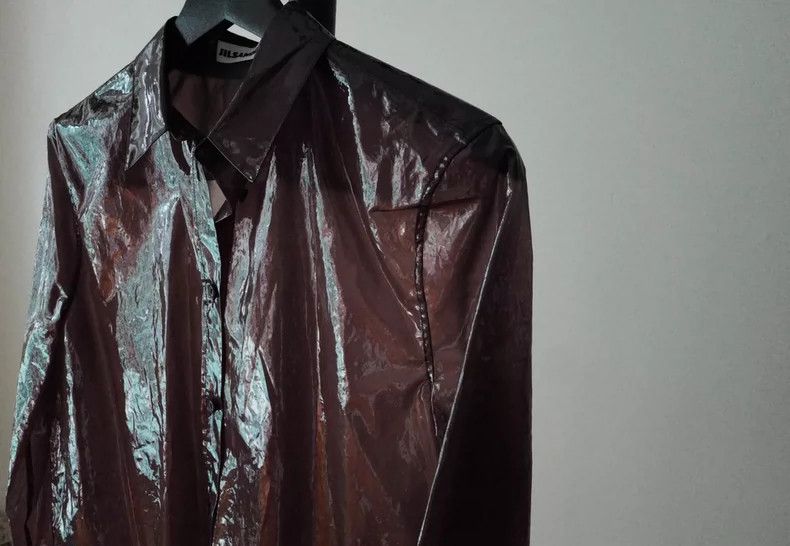 Jil Sander Jil Sander Transparent glial shirt Size 4XL / US 24-26 - 2 Thumbnail