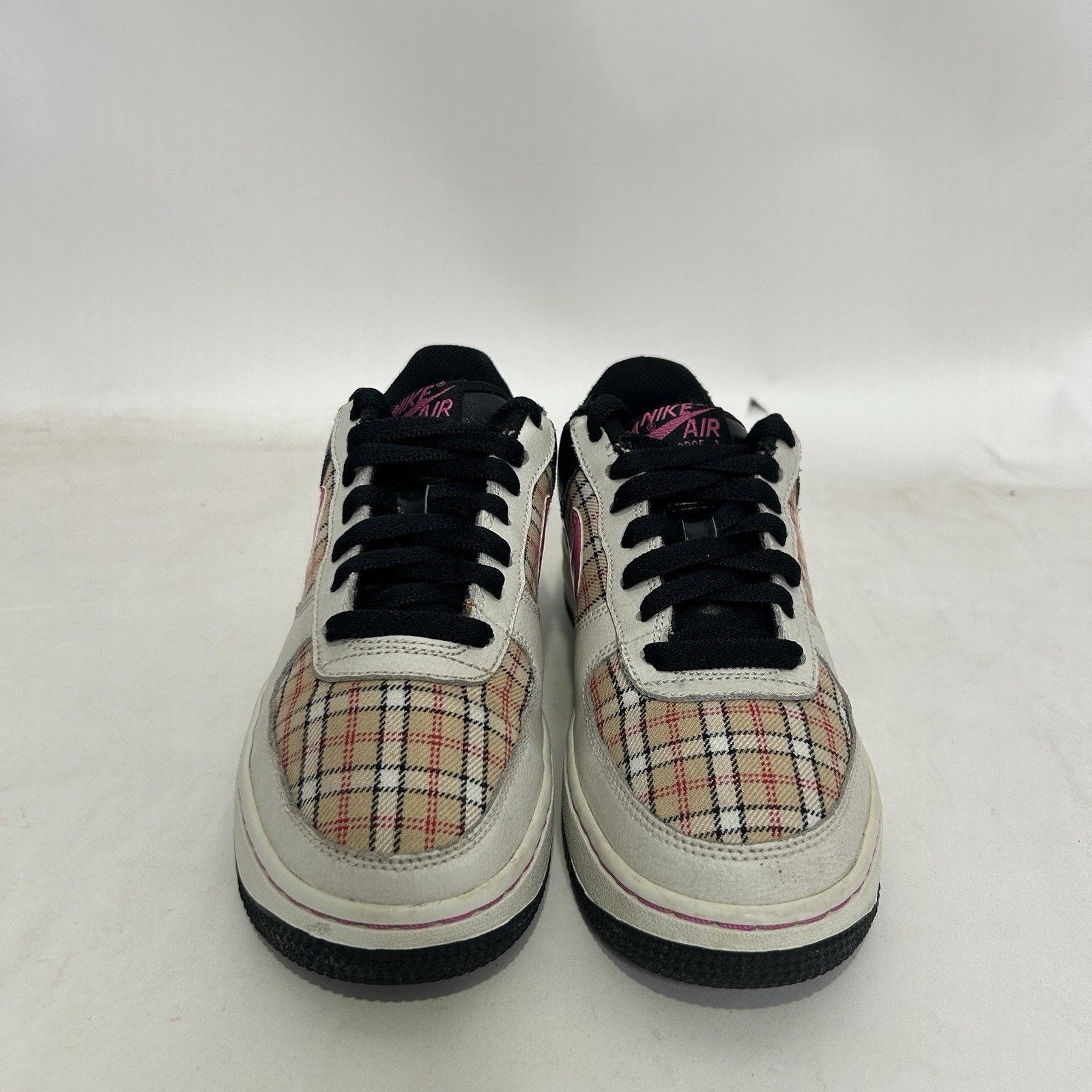 Nike Nike Air Force 1 GS “Pink Plaid” Size US 5 / IT 35 - 2 Thumbnail
