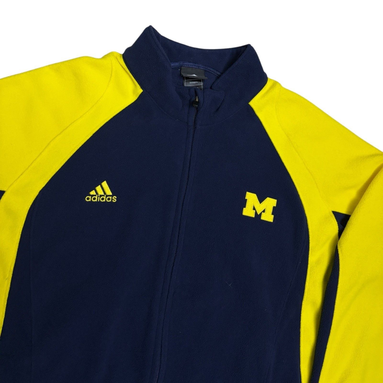 Adidas ADIDAS MICHIGAN Fleece College University Jacket Mens XL Size US XL / EU 56 / 4 - 2 Thumbnail