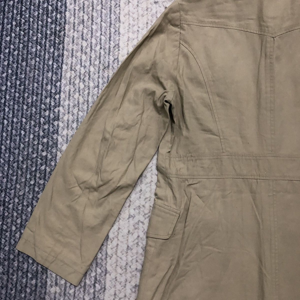 Issey Miyake × Japanese Brand Rare Distressed I.S. Sunao Kuwahara Long Jacket Size US XS / EU 42 / 0 - 11 Thumbnail