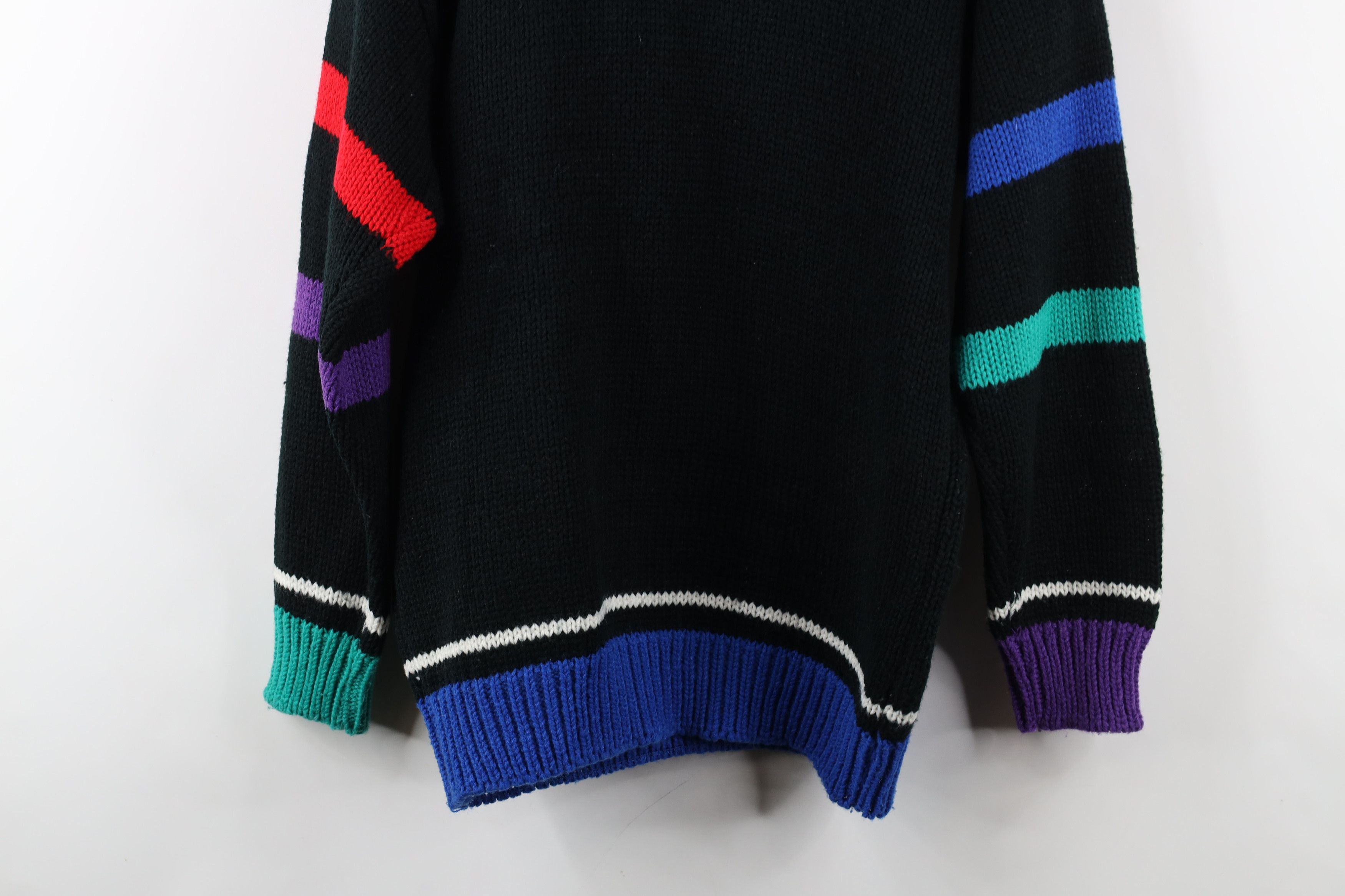 Vintage Vintage 90s Streetwear Block Boy Crazy Club Knit Sweater Size M / US 6-8 / IT 42-44 - 12 Thumbnail