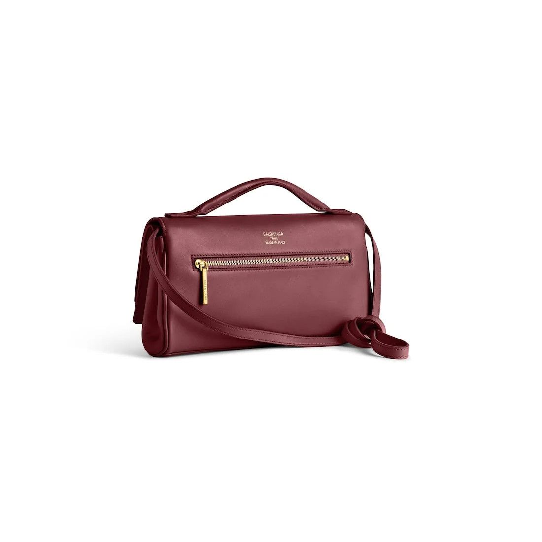 Balenciaga os11x0126 Size: OS / Bel Air Small Clutch On Strap Burgundy Size ONE SIZE - 3 Thumbnail