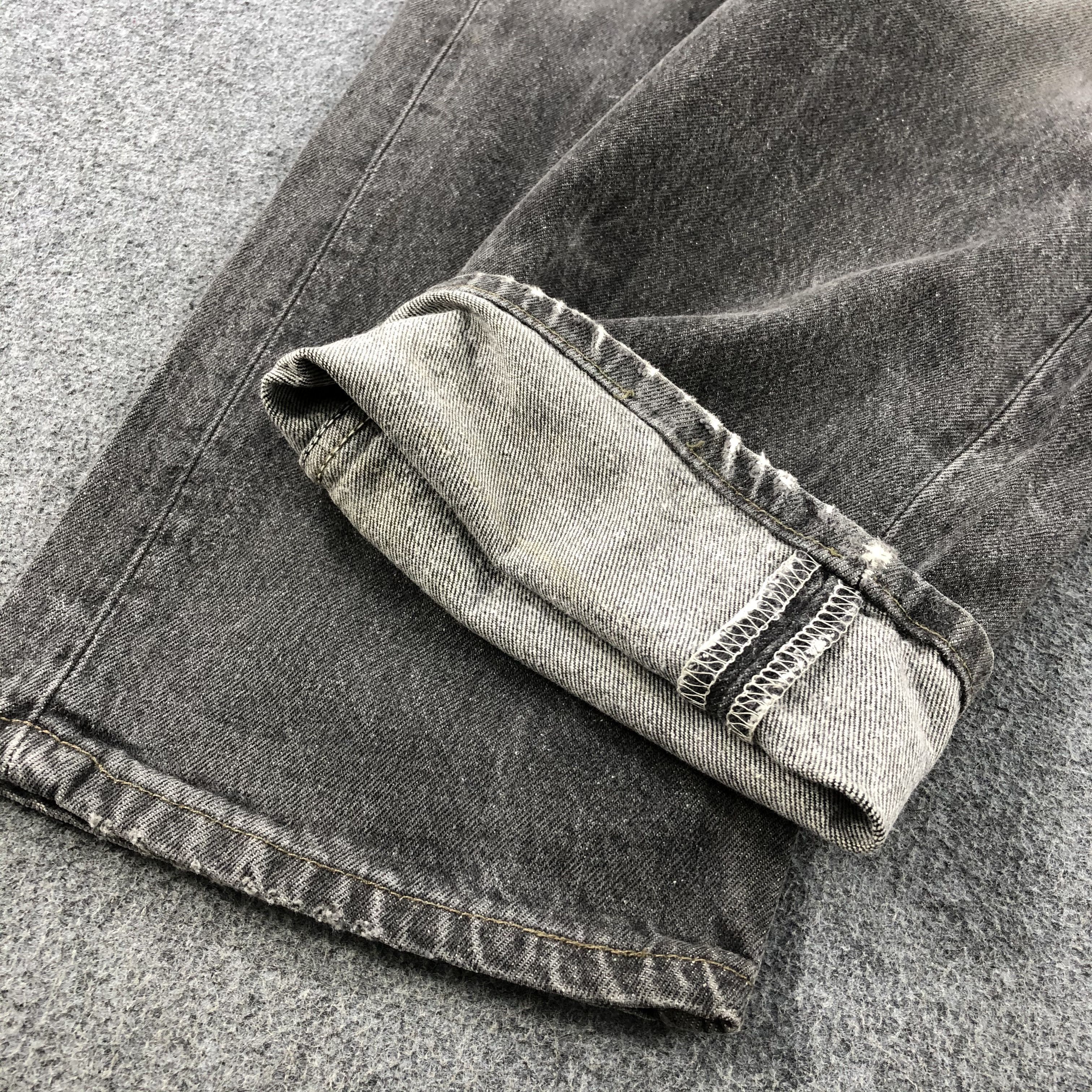 Levi's × Vintage Vintage 90s Faded Black Levis 501 Jeans-JM1511 Size US 39 - 6 Thumbnail