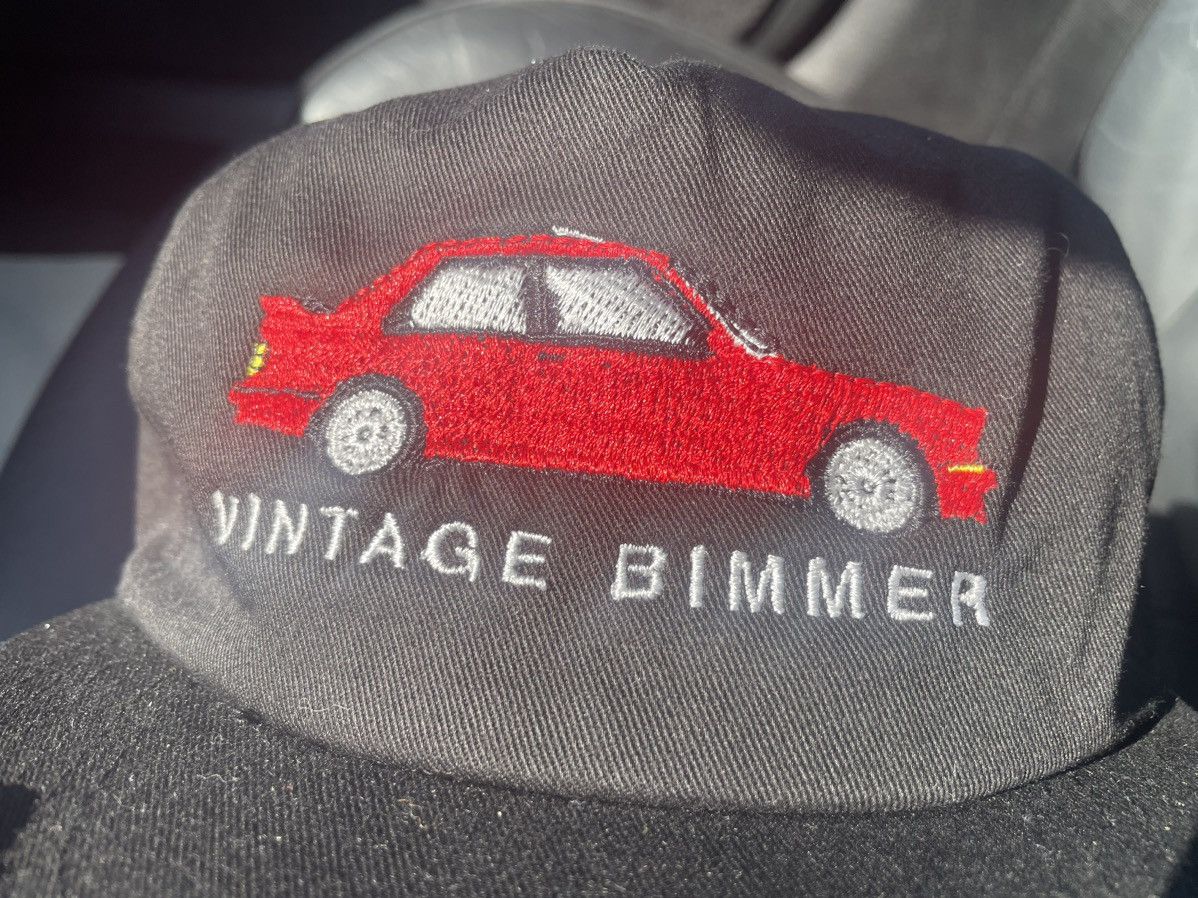 Vintage BMW E30 3 Series M3 Hat Cap Vintage 3er Car Tee Size ONE SIZE - 2 Thumbnail