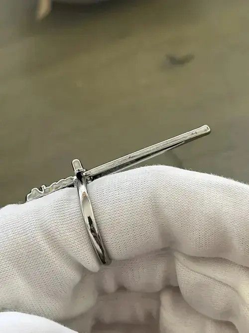 Blkbvr Skull Dagger Punk Ring Size ONE SIZE - 3 Thumbnail