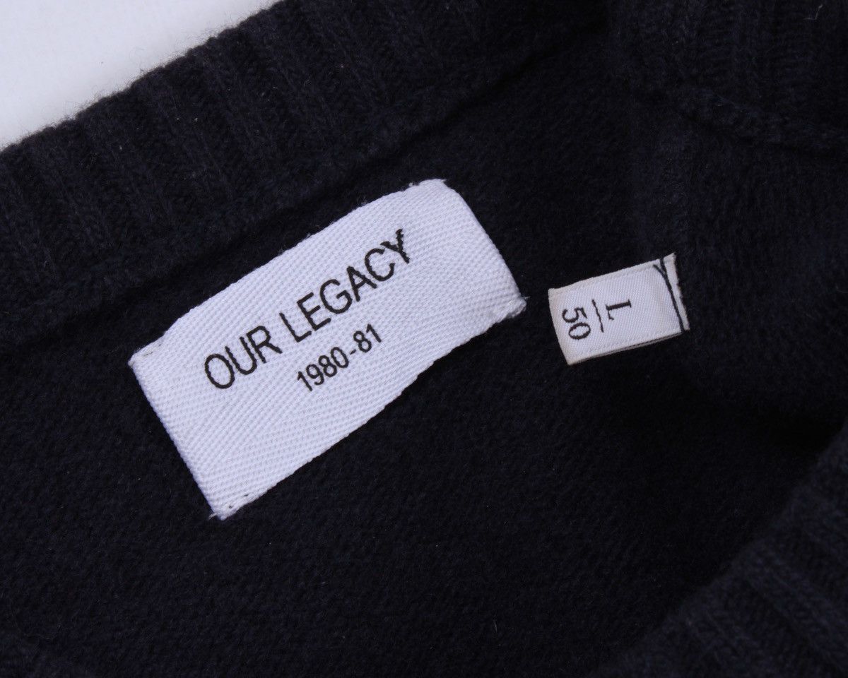 Designer × Our Legacy OUR LEGACY 1980-81 Virgin Wool Boiled Knit Sweater Size US L / EU 52-54 / 3 - 11 Thumbnail