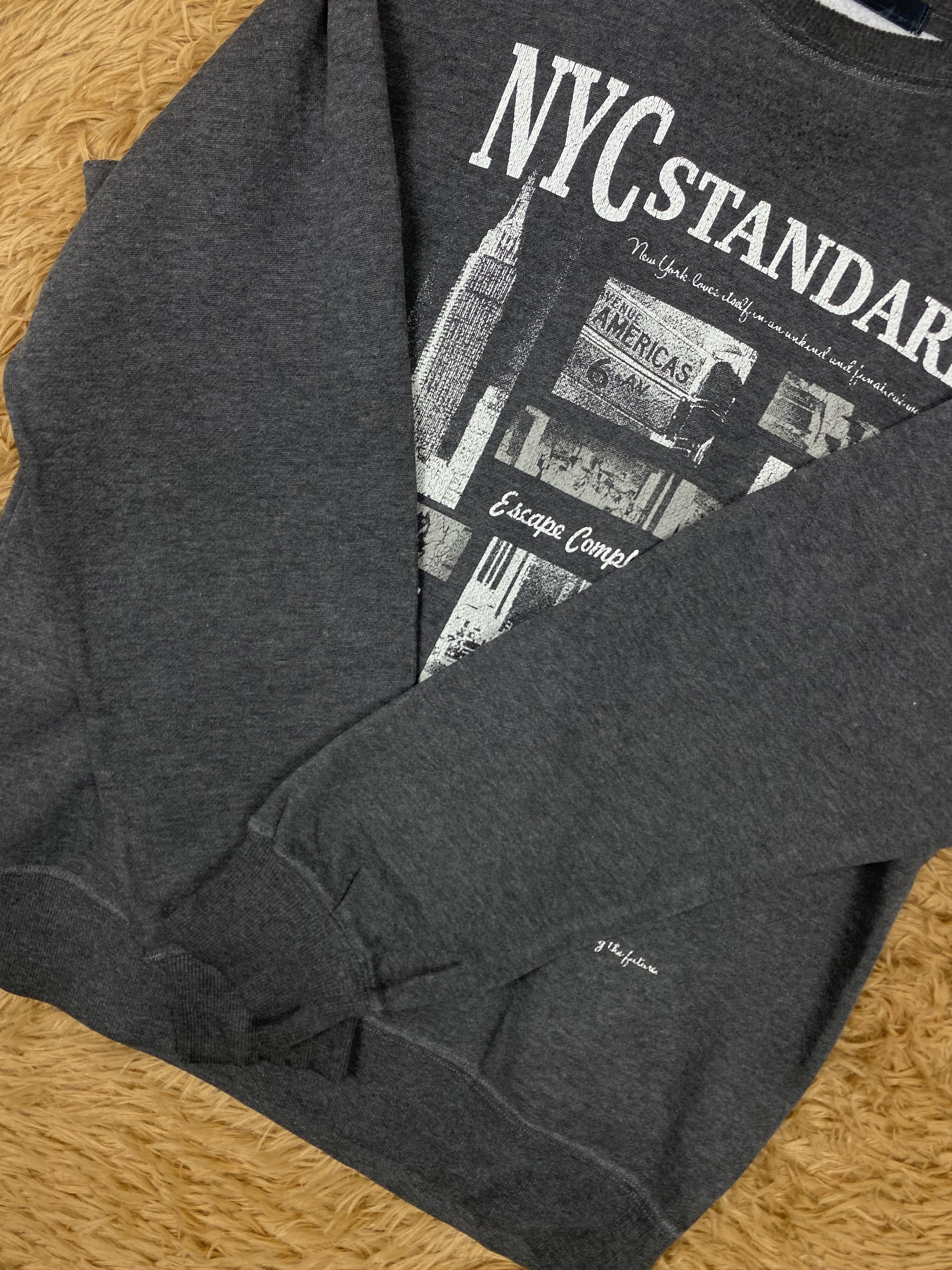 Designer × Vintage Vintage New York Standard Sweatshirts PS0220 Size US L / EU 52-54 / 3 - 5 Thumbnail