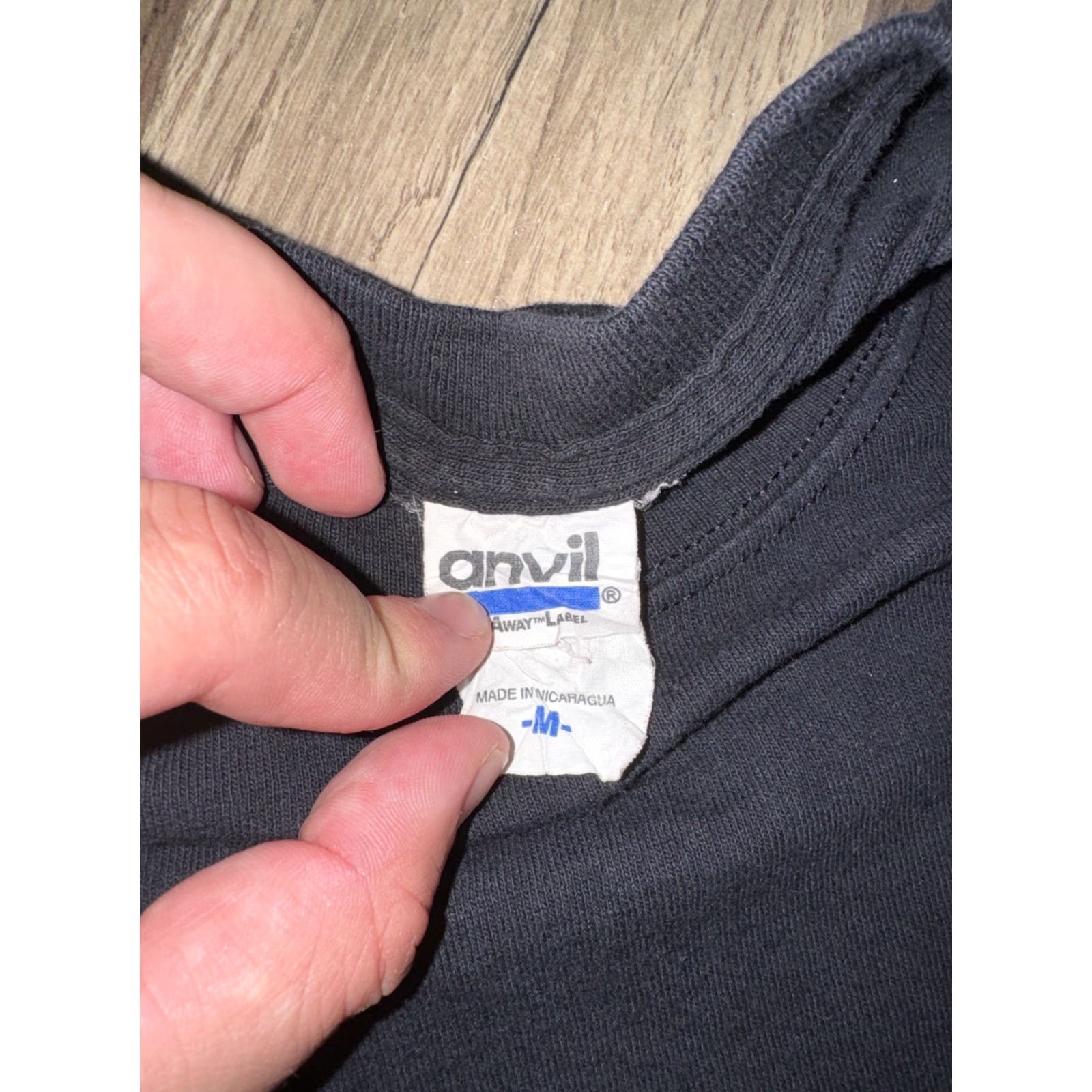 Anvil VINTAGE Attack On Titan T-Shirt Anvil Medium 20x26 Blue Mens M Size US M / EU 48-50 / 2 - 4 Thumbnail