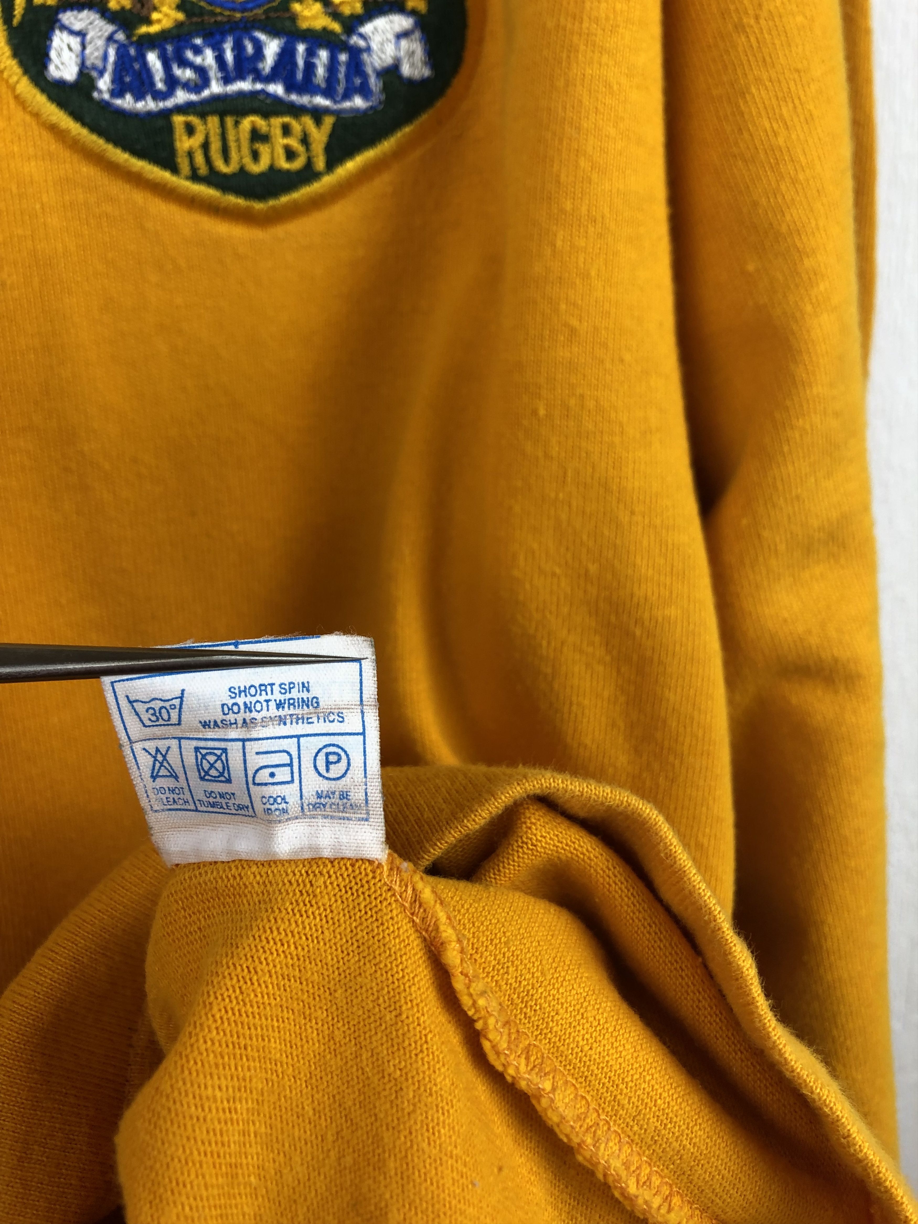 Vintage Vintage Australia Rugby Jersey Shirt Long Sleeve Rare Hype Size US XL / EU 56 / 4 - 9 Thumbnail
