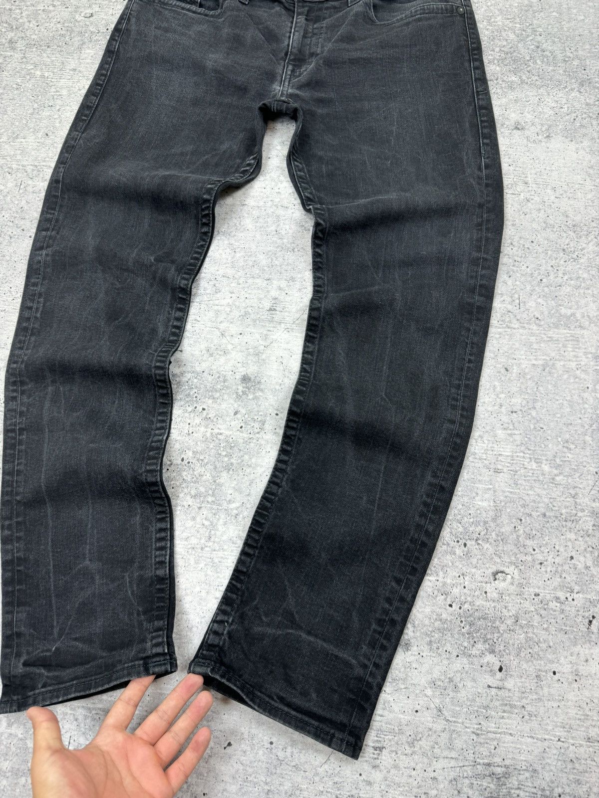 True Religion Vintage True Religion Rocco Black Stonewashed Denim Jeans 36 Size US 36 / EU 52 - 9 Thumbnail