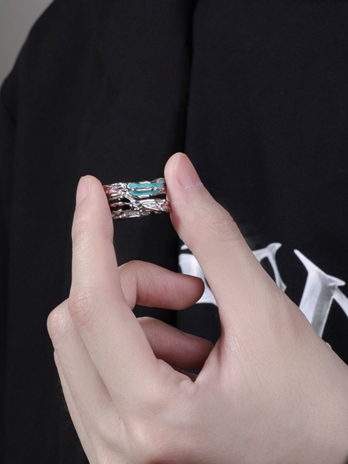 Jewelry Matchless Jewelry Rings Open Size Chrome Ring (Size 7-13) Size ONE SIZE - 3 Thumbnail