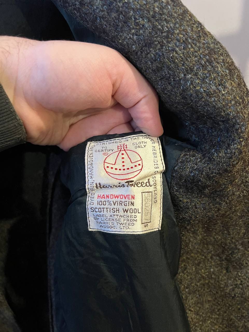 Harris Tweed 1940/50 HARRIS TWEED RARE VINTAGE MENS WOOL BLAZER JACKET M Size 38L - 10 Thumbnail