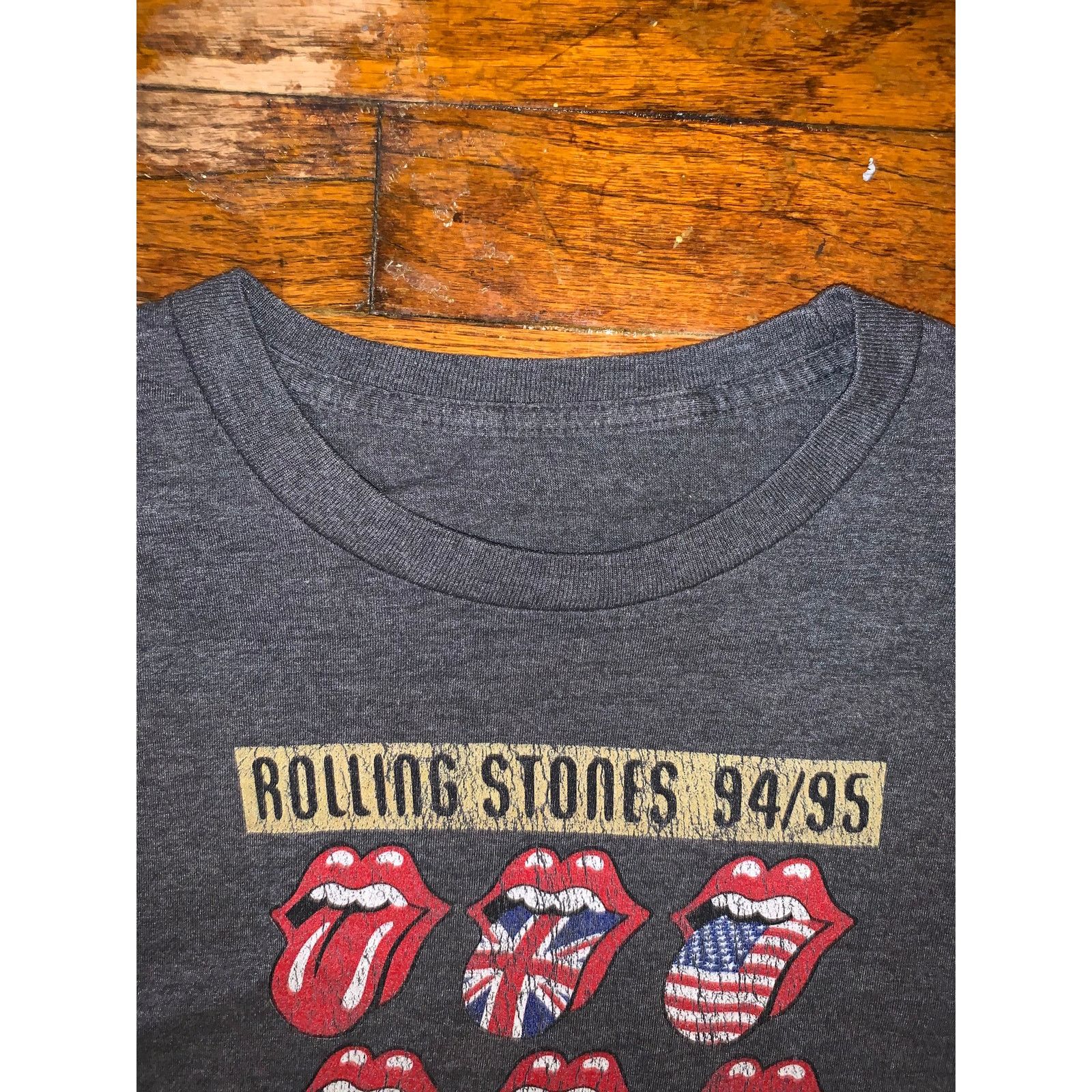 The Rolling Stones Rolling Stones Voodoo Lounge Tour T Shirt Womens Large Gray Size L / US 10 / IT 46 - 5 Thumbnail