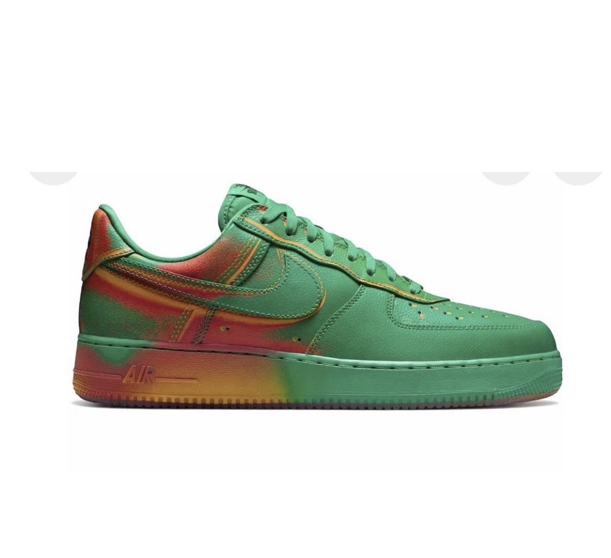 Nike Size 9.5 - Nike Air Force 1 '07 Low Stadium Green Crimson Size US 9.5 / EU 42-43 - 1 Thumbnail