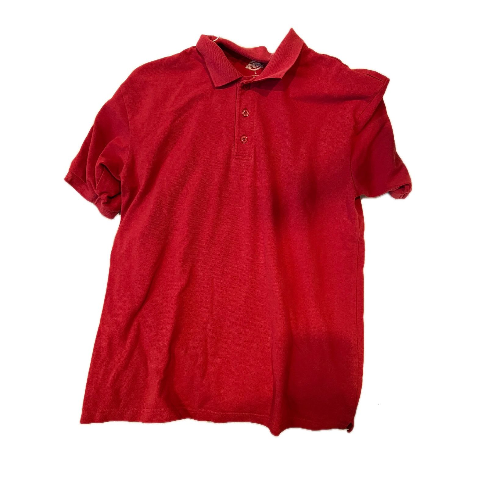 Dickies Dickies Red Polo Shirt Mens L Size US L / EU 52-54 / 3 - 1 Thumbnail