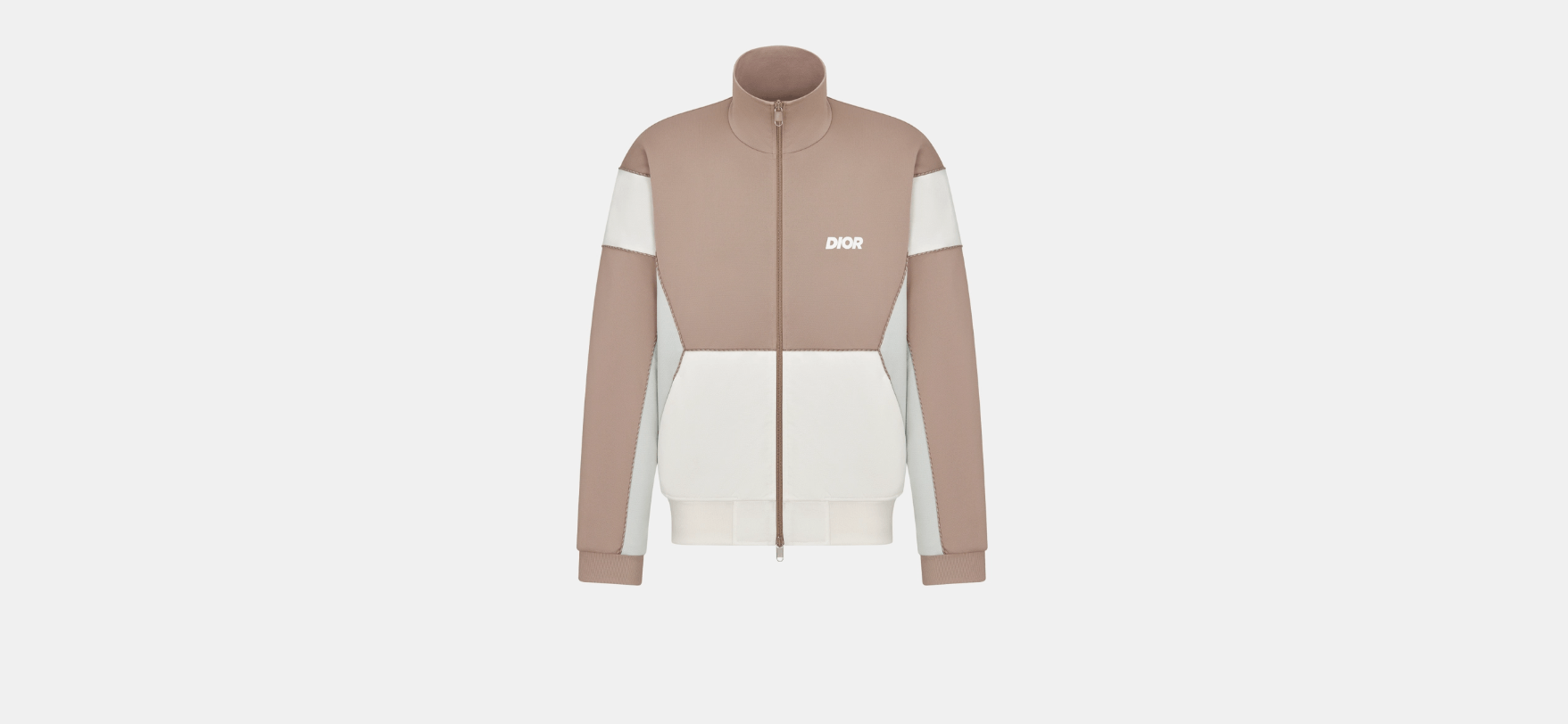 o1w1db10624 Zipped Track Jacket in Multicolor