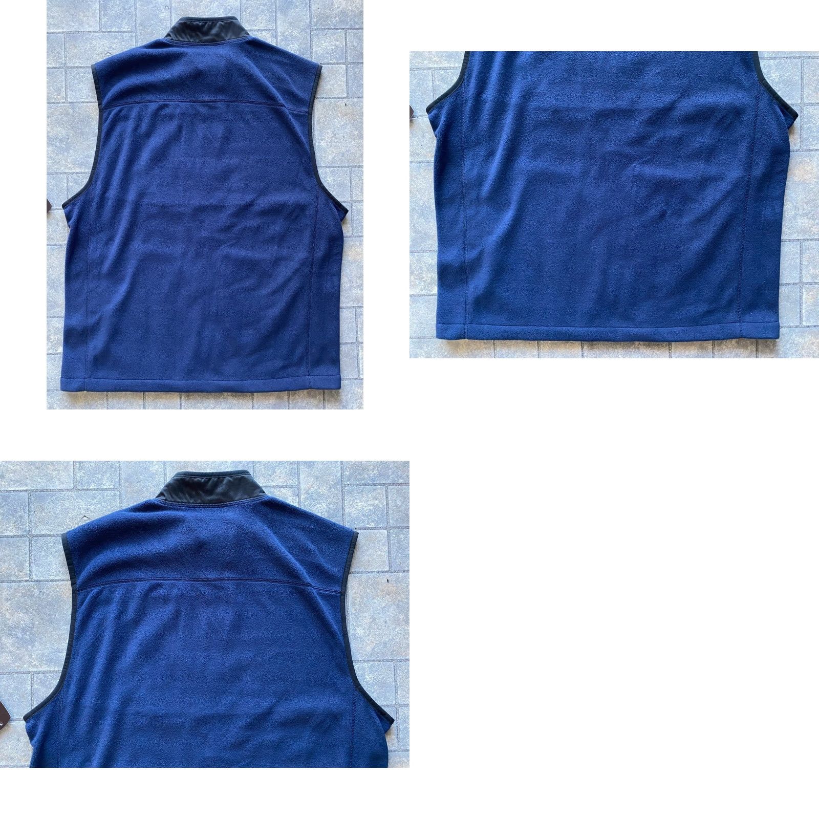 Vintage New Greg Norman Tasso Elba Vest Men’s Large Blue Sleeveless Full Zip Size US L / EU 52-54 / 3 - 8 Thumbnail