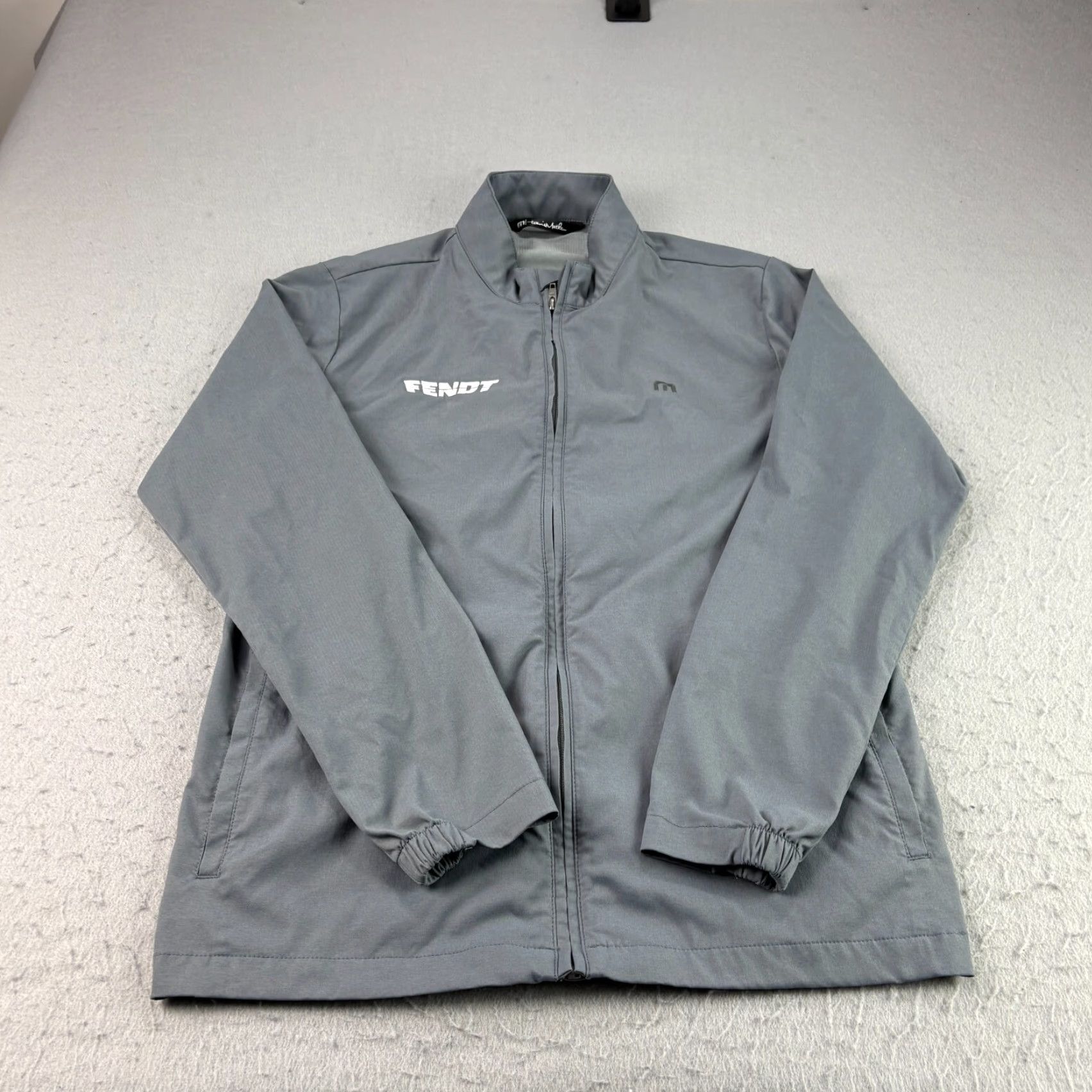 TravisMathew Travis Mathew Jacket Men M Gray Surfside Full Zip Golf Performance Wicking Size US M / EU 48-50 / 2 - 2 Thumbnail