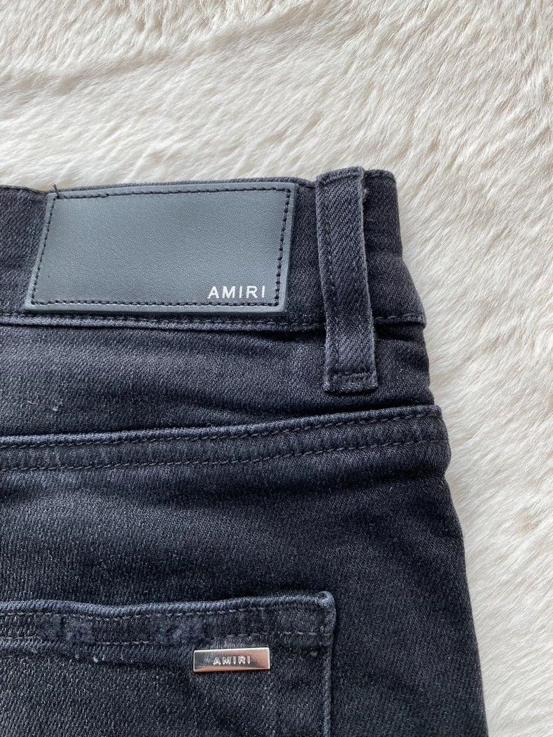 Amiri Amiri Washed Black mx2 Patchwork Jean Size US 33 - 3 Thumbnail