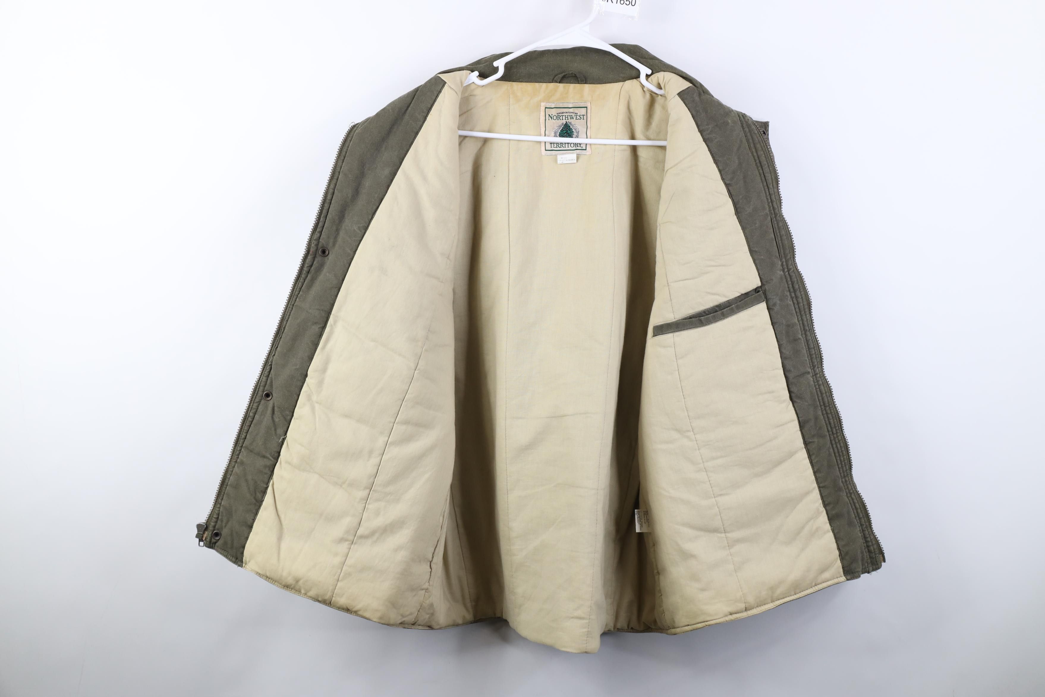 Vintage Vintage 90s Streetwear Tactical Puffer Vest Jacket Green Size US L / EU 52-54 / 3 - 10 Thumbnail