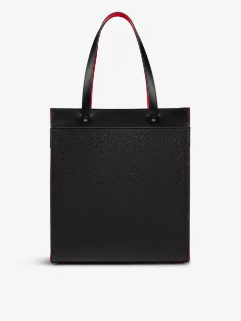 o1s1wg110125 Size:OS/Leather Tote Bag in Black