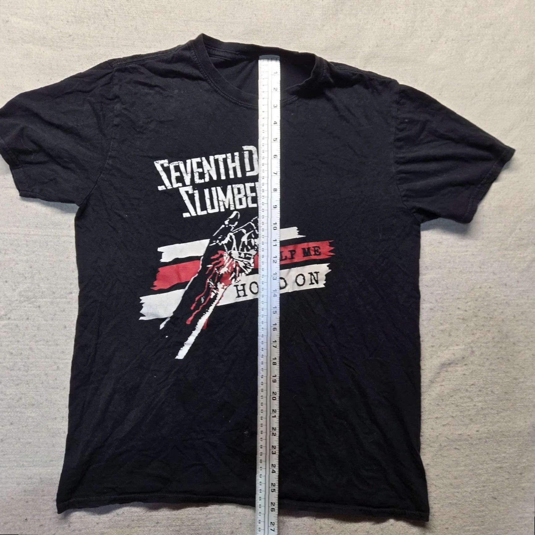 Vintage Seventh Day Slumber Tee Shirt Black Adult XL Shirt Men XL Black T-Shirt Band Merch 2000s Concert? Size US XL / EU 56 / 4 - 5 Thumbnail