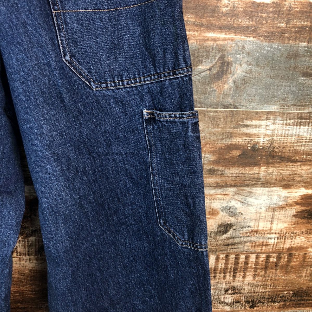 Gramicci Gramicci Blue Denim utility jeans cargo Pants #A2096 Size US 31 - 23 Thumbnail
