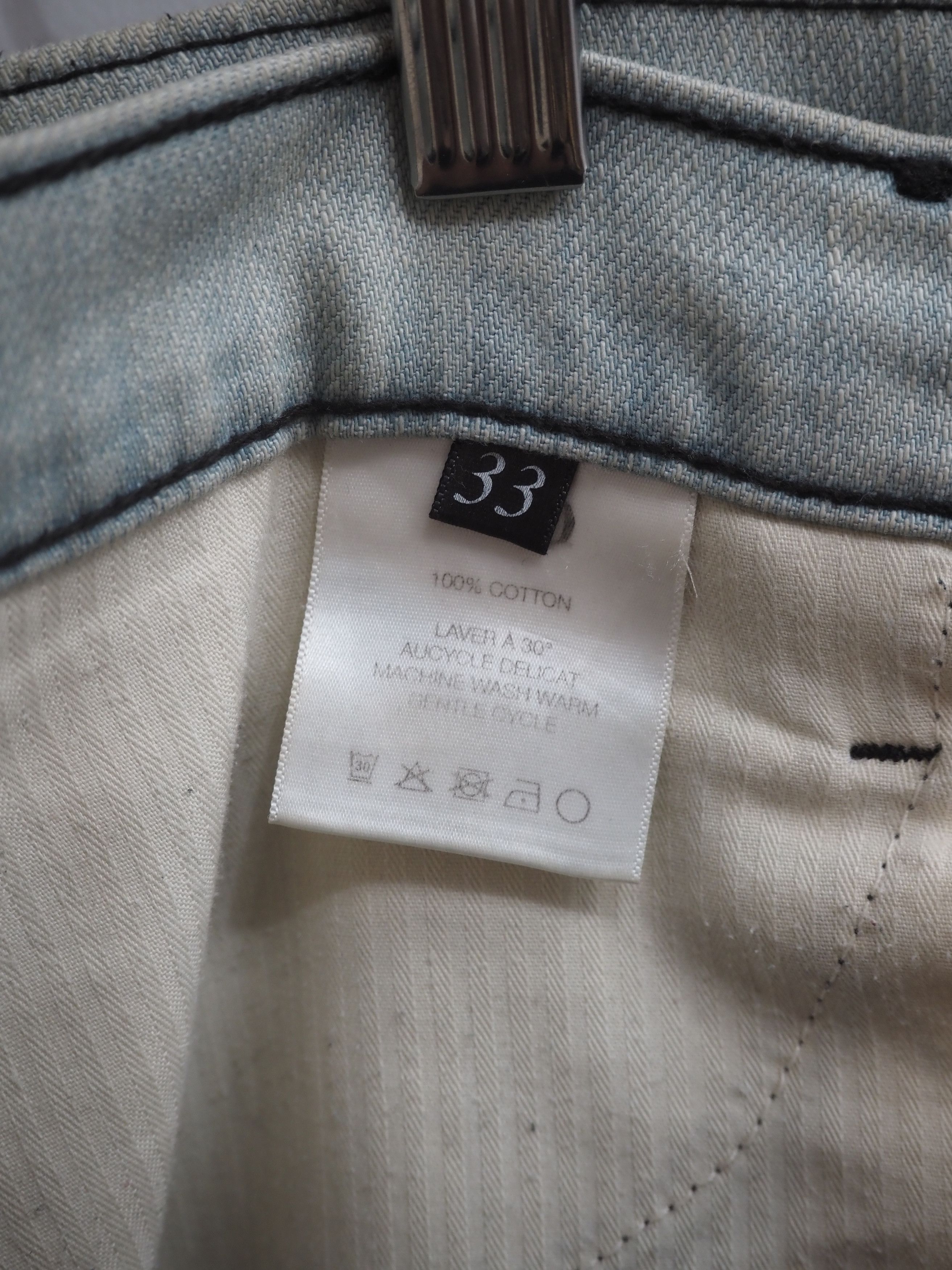 Enfants Riches Deprimes Enfants Riches Déprimés Embroidered Pocket Denim Size US 33 - 6 Thumbnail