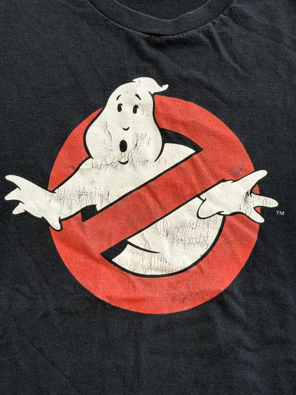 Designer Faded T-shirt Ghostbusters Movie Ghost Logo Tee 2XL Size US XXL / EU 58 / 5 - 3 Thumbnail