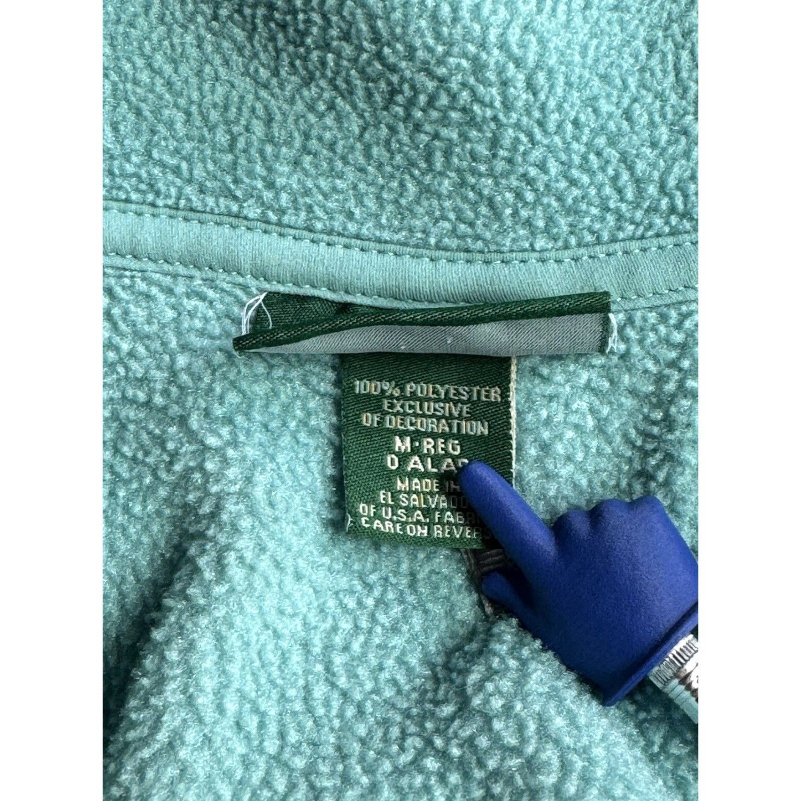 Vintage LL Bean Vest Womens Size Medium Polartec Light Blue Full Zip Size M / US 6-8 / IT 42-44 - 7 Thumbnail