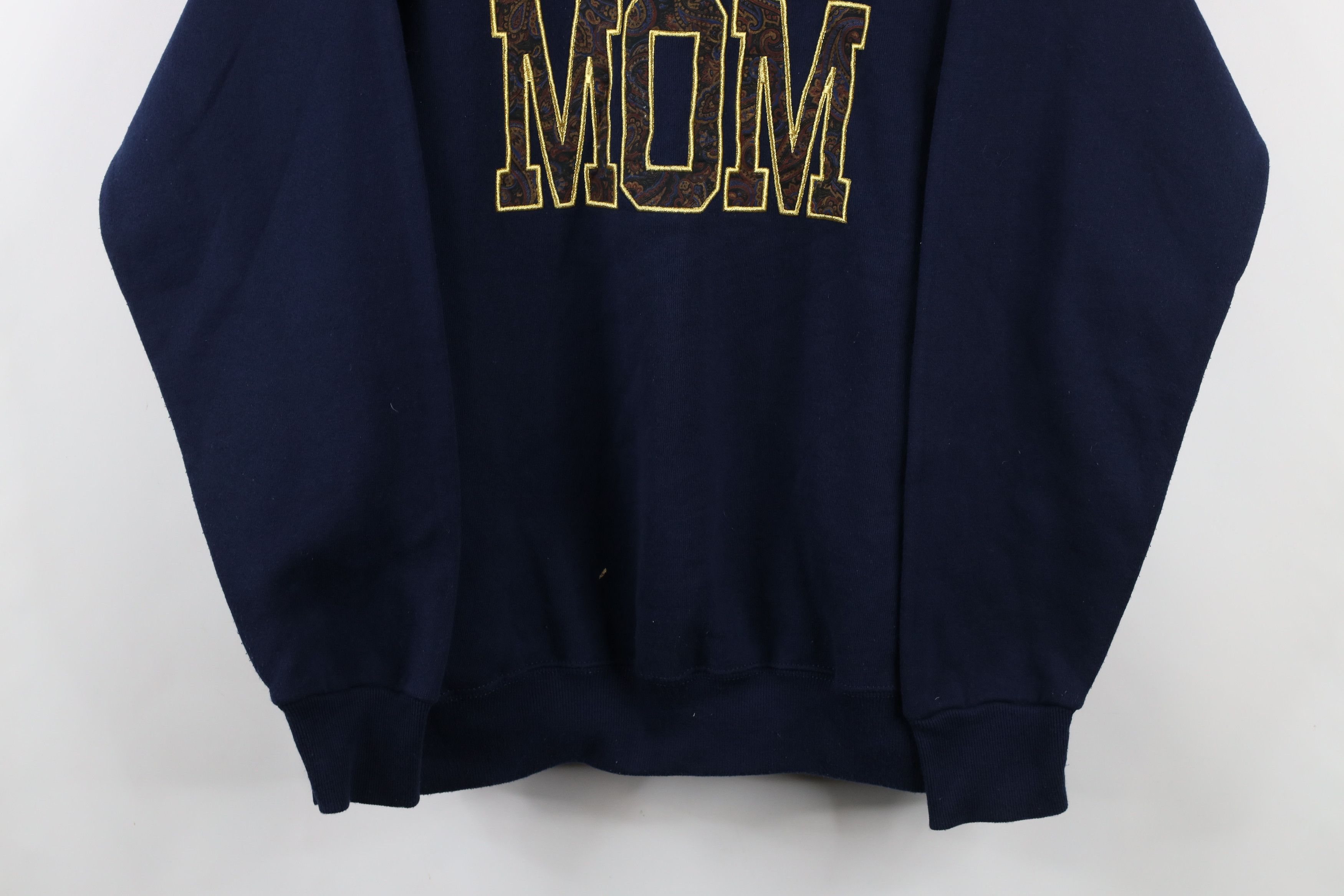 Vintage Vintage 90s Siena Heights University Mom Paisley Sweatshirt Size XL / US 12-14 / IT 48-50 - 3 Thumbnail