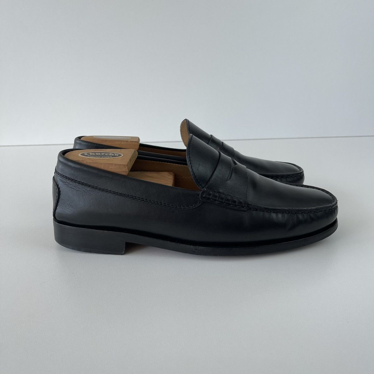 Tod's Tod’s Vintage Leather Penny Loafers Black Made in Italy Size US 9 / EU 42 - 5 Thumbnail