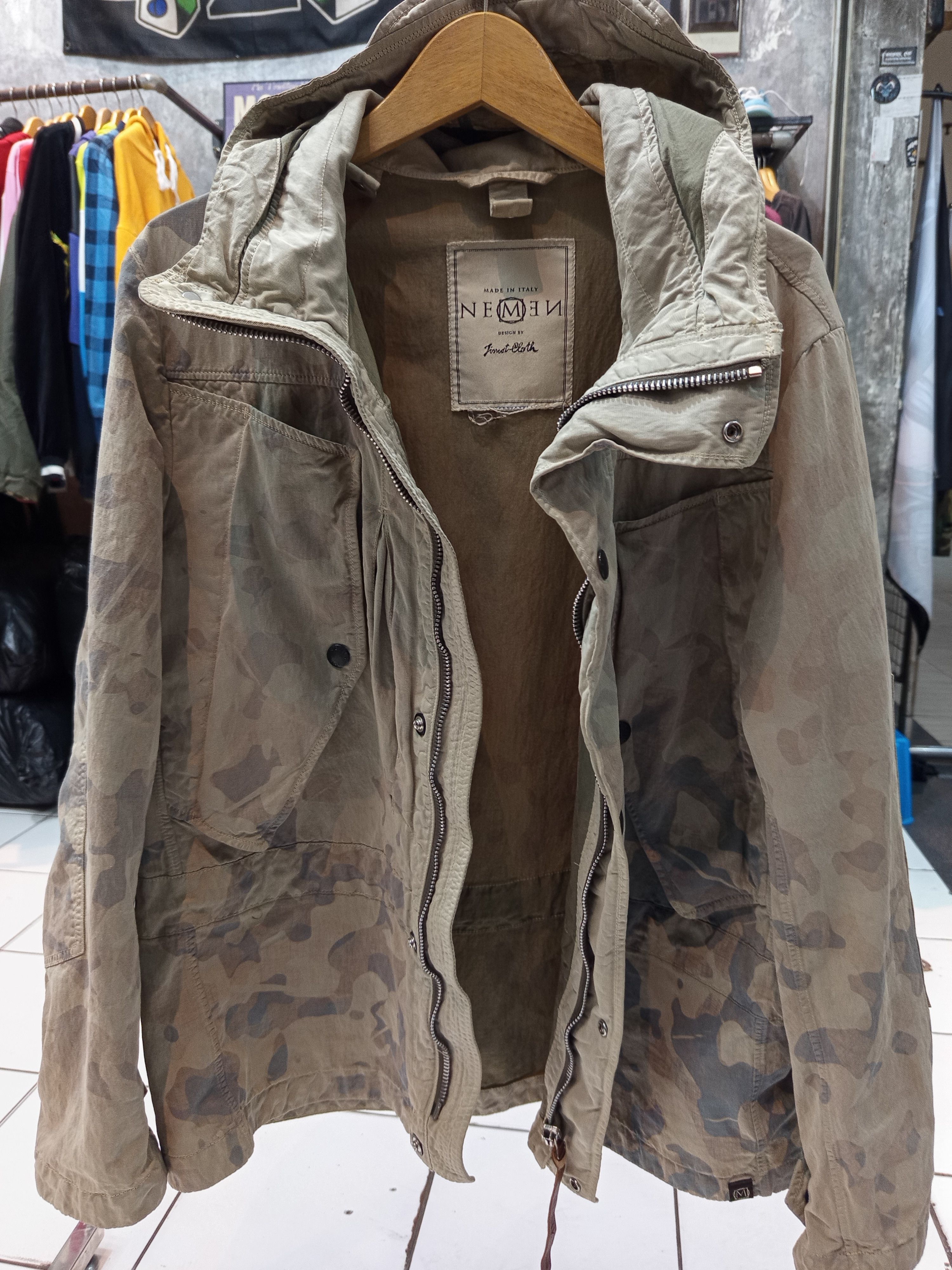 Nemen NEMEN Garment Dyed Camo Technical Field Jacket Size US L / EU 52-54 / 3 - 6 Thumbnail