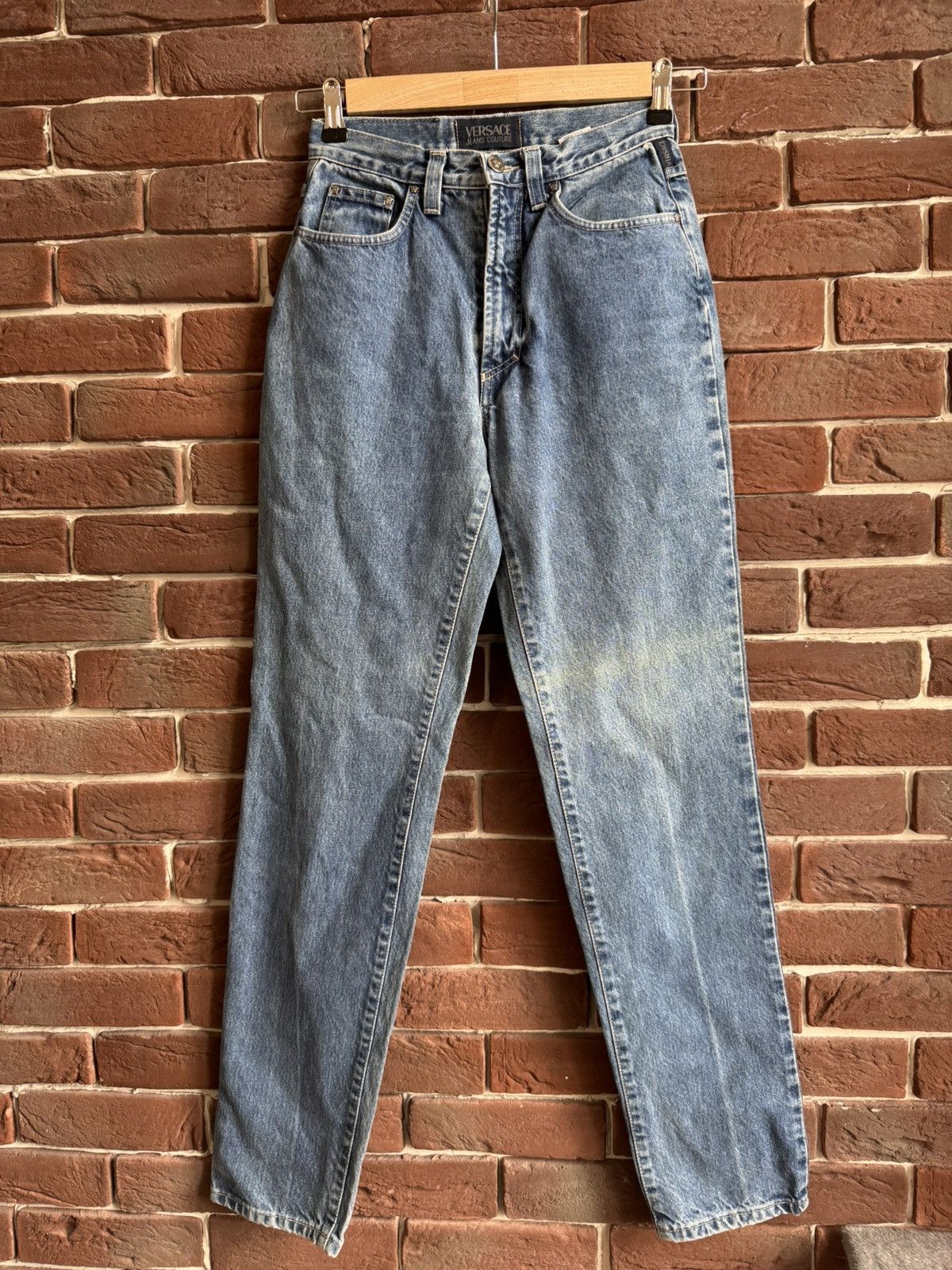 Versace Versace Jeans Couture Vintage Y2k Denim Pans Hype Washed Size US 26 / EU 42 - 2 Thumbnail