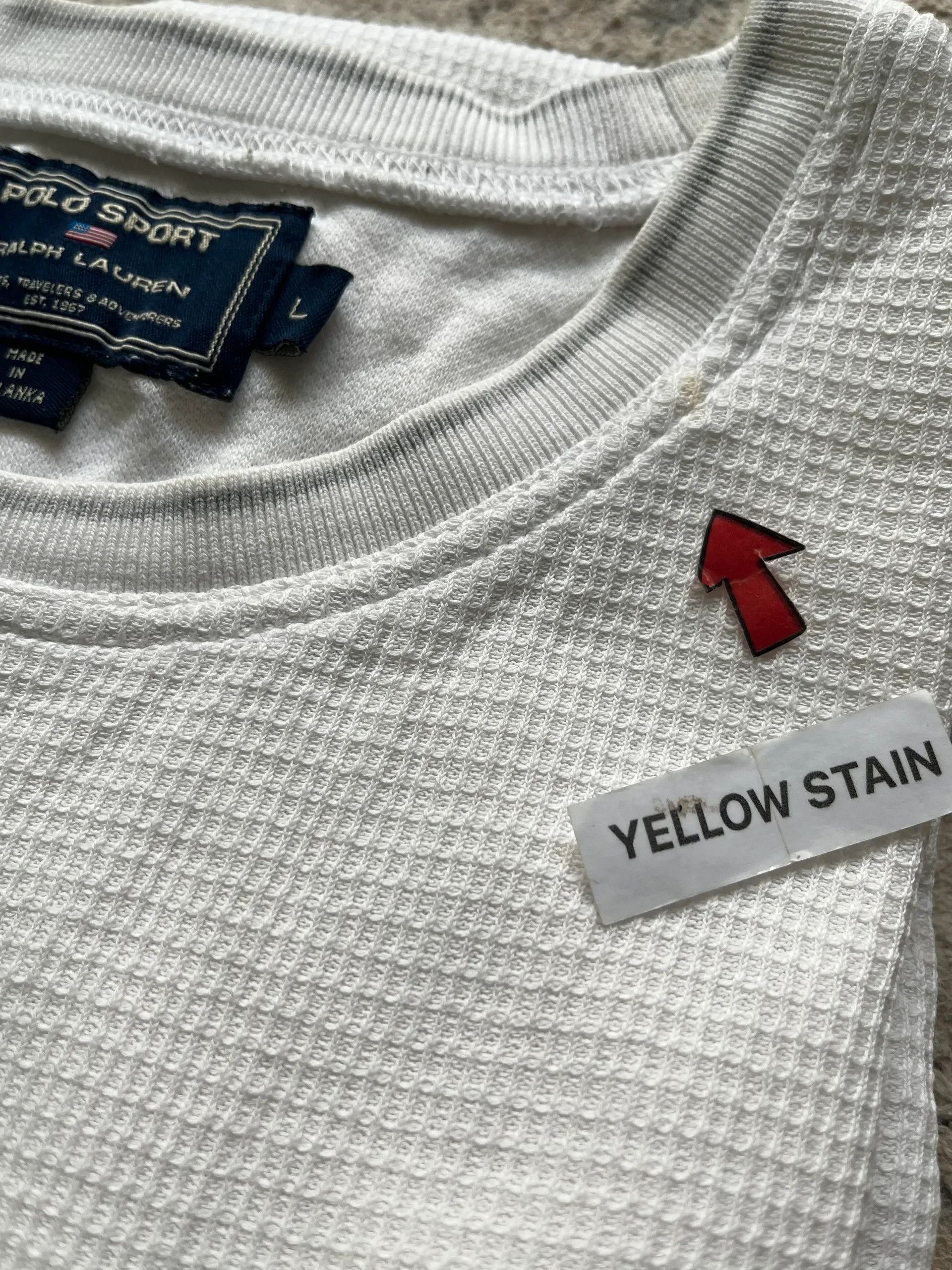 Polo Ralph Lauren OG Ralph Lauren Polo Sport Made in Sri Lanka Sz L T-Shirt Size US L / EU 52-54 / 3 - 16 Thumbnail