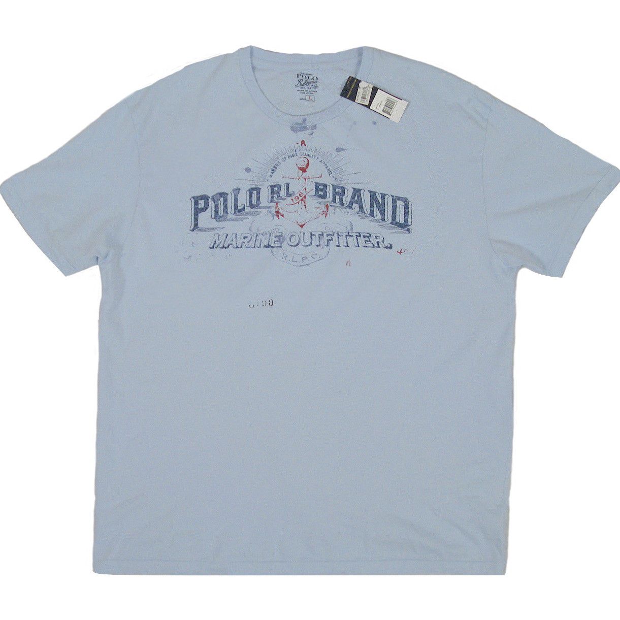 Polo Ralph Lauren NEW Vintage Polo Ralph Lauren T Shirt! Blue Marine Outfitter Size US S / EU 44-46 / 1 - 1 Preview