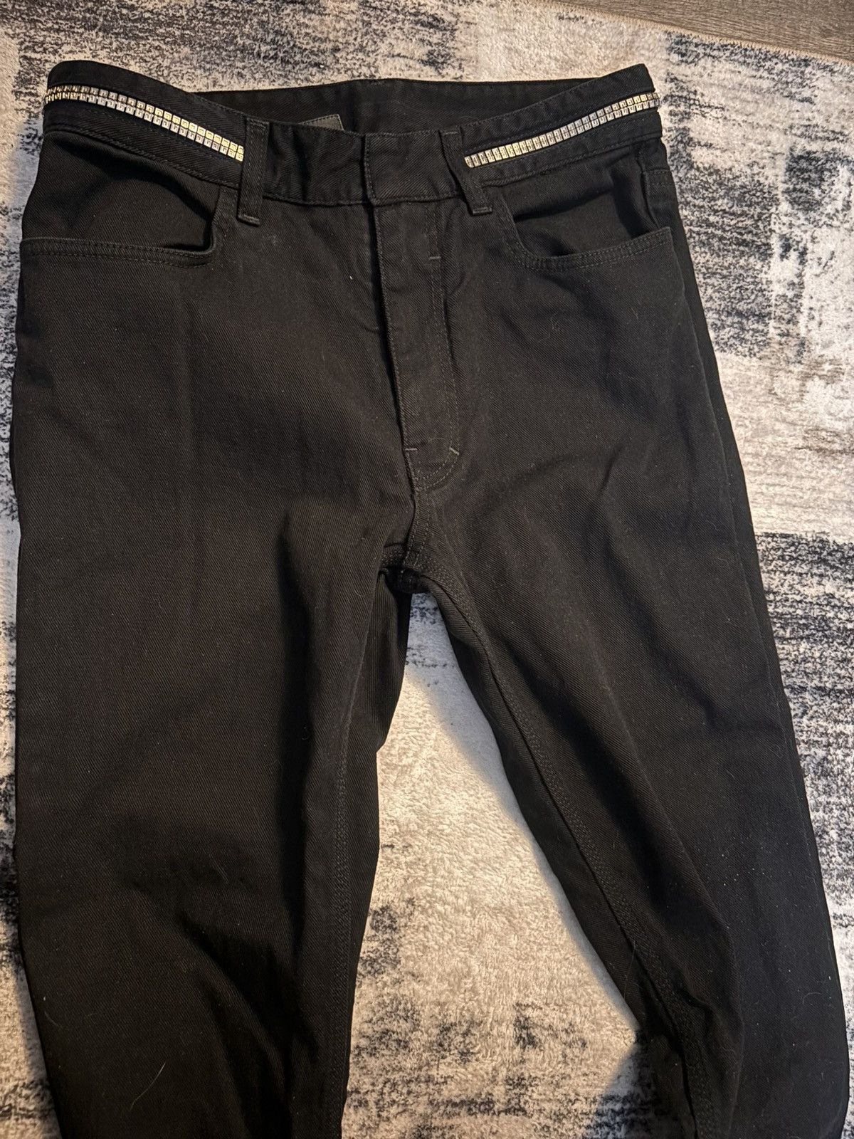 Givenchy Black Givenchy Slim Fit Jeans Size US 30 / EU 46 - 4 Thumbnail
