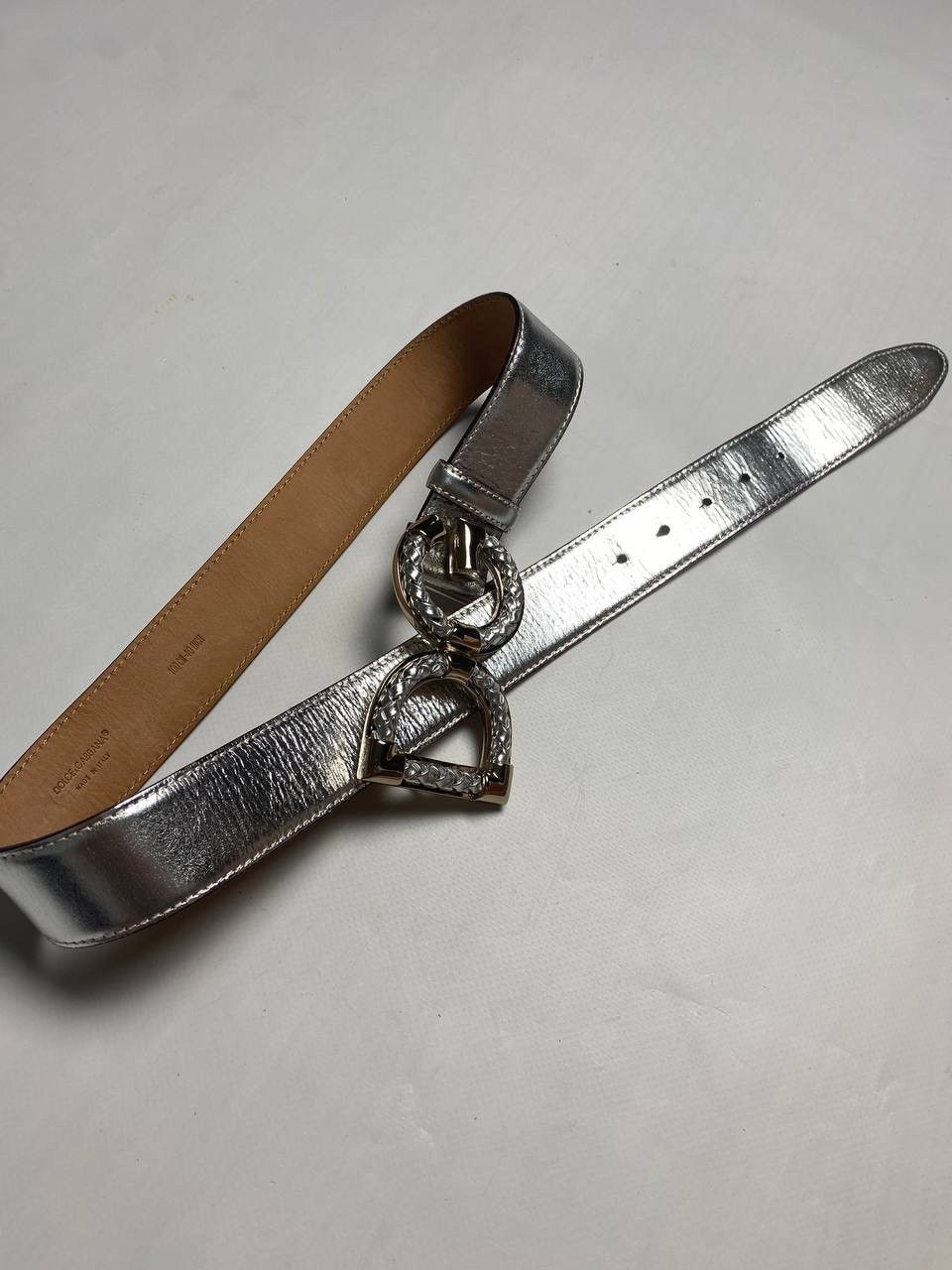 Dolce & Gabbana × Vintage Dolce Gabbana Leather Belt Size ONE SIZE - 3 Thumbnail