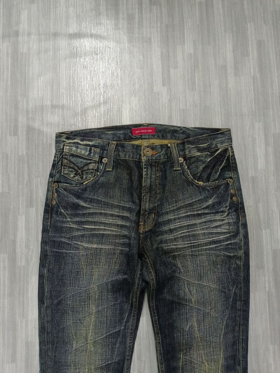 Japanese Brand FLARE SICK RUSTY ANTI LABEL DENIM PANTS Size US 31 - 4 Thumbnail