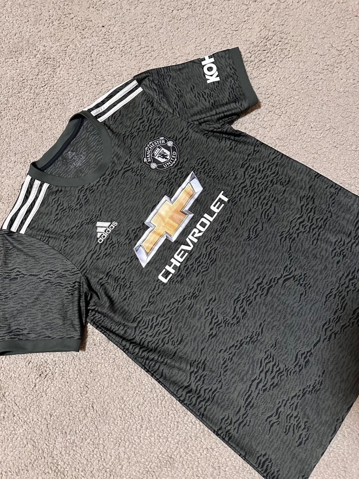 Adidas ADIDAS Manchester United 2020/2021 Away Football Jersey sz M Size US M / EU 48-50 / 2 - 2 Thumbnail