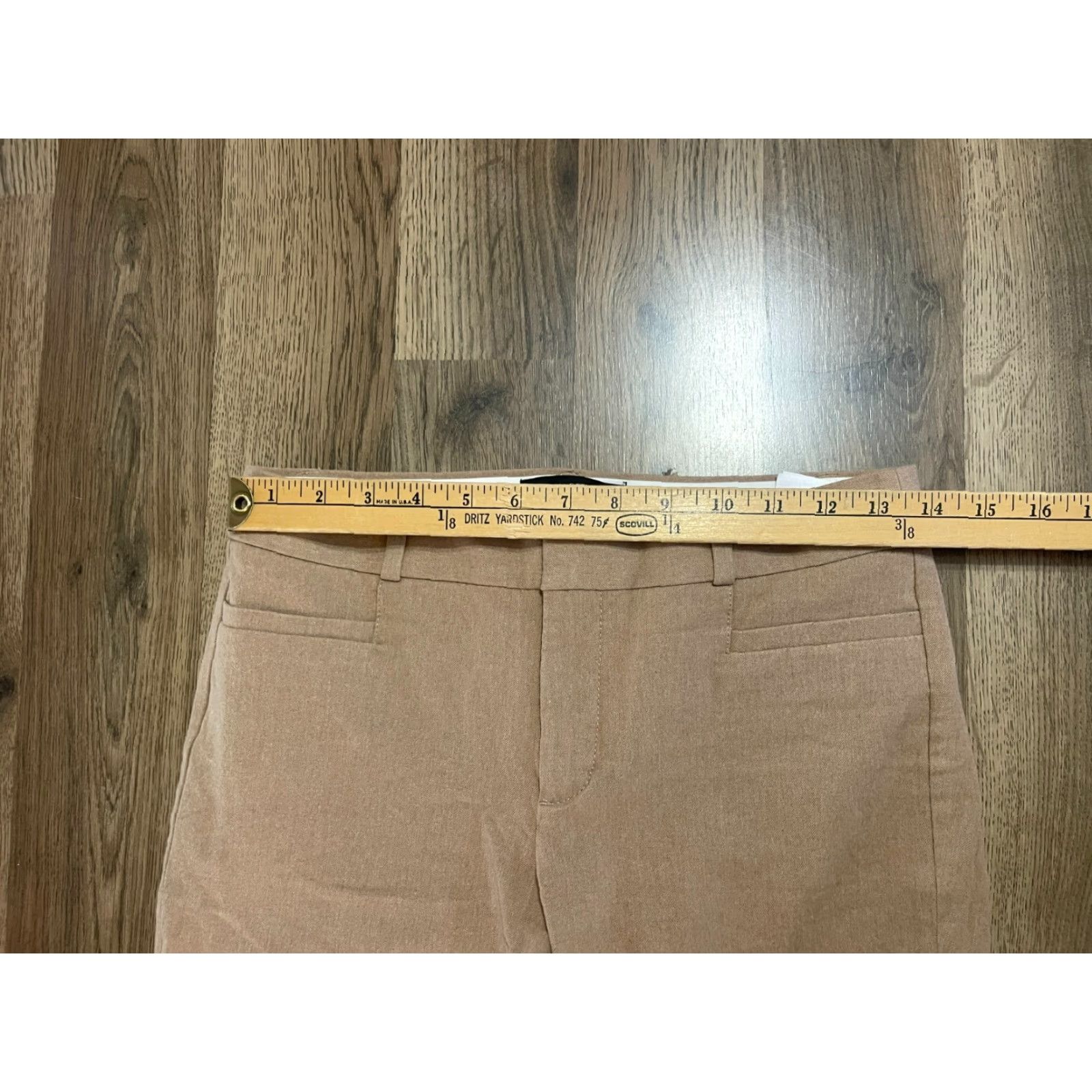 Banana Republic Banana Republic Pants Women's Size 2 Dress Pants Tan Straight Leg Womens Size 26" / US 2 / IT 38 - 5 Thumbnail