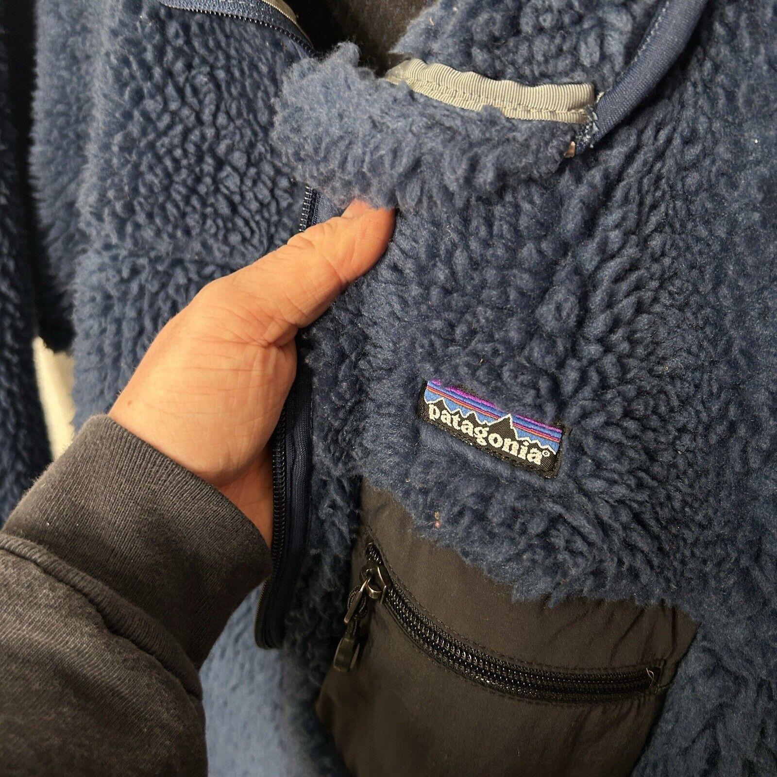 Patagonia Vintage Patagonia Retro X Deep Pile Fleece Jacket “Blue” Size US S / EU 44-46 / 1 - 3 Thumbnail