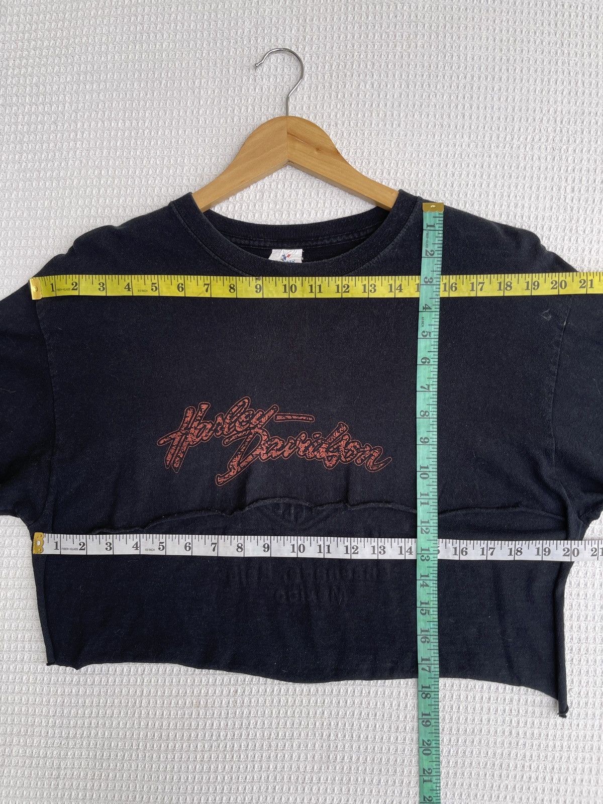 Harley Davidson × Vintage LastDrop🔥Rare🔥Vtg Harley Davidson Thrashed Flame Long Sleeve Size US L / EU 52-54 / 3 - 9 Thumbnail