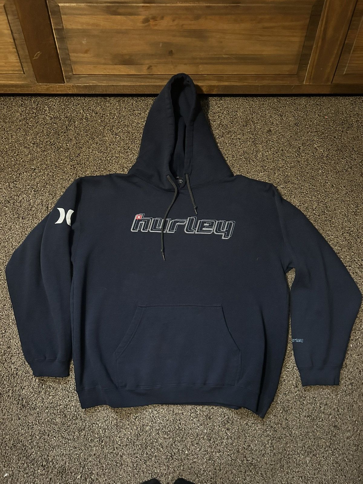 Hurley Vintage Y2K Hurley Hoodie Baggy Blink 182 Size US L / EU 52-54 / 3 - 2 Thumbnail