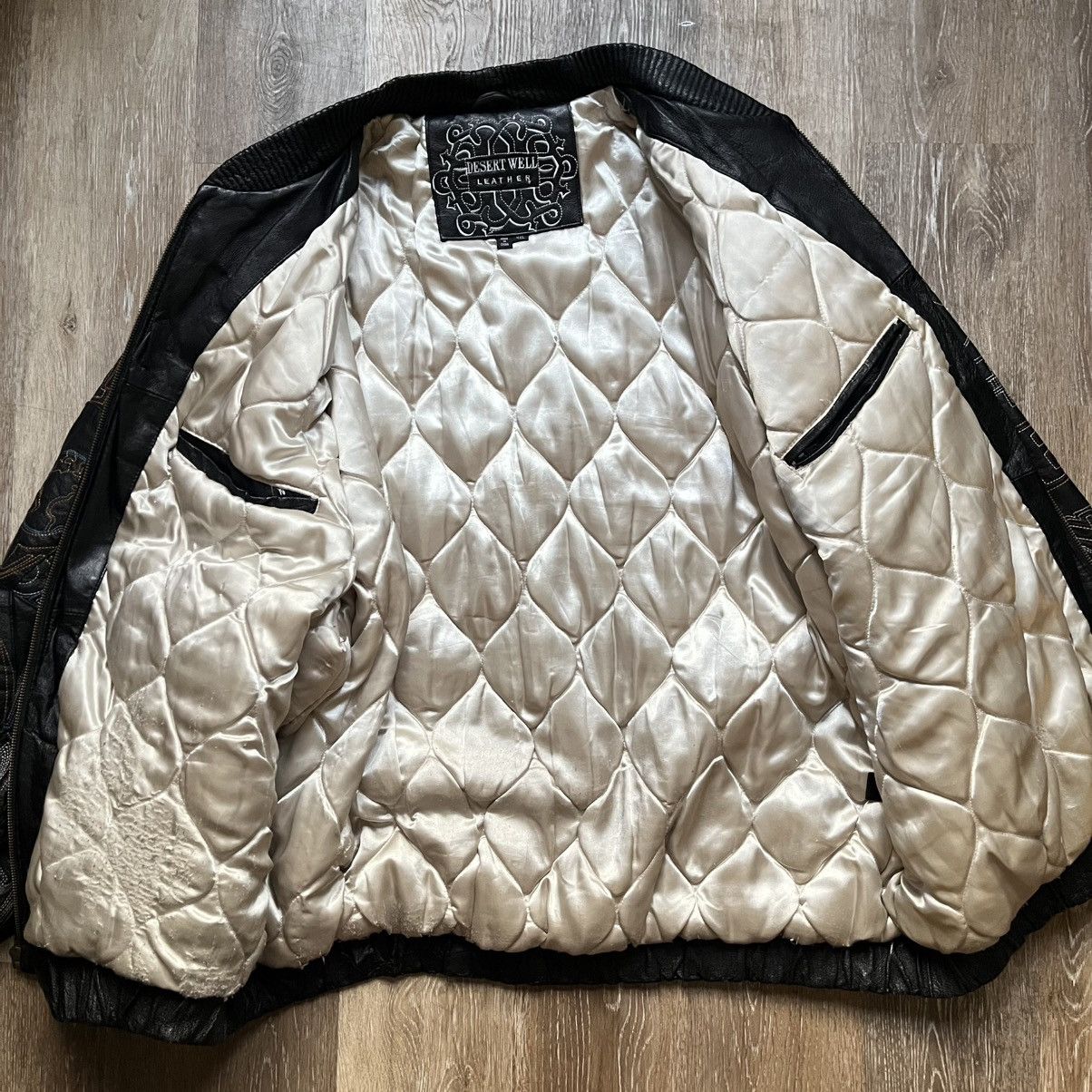Other vintage desert well world champion leather jacket Size US XXL / EU 58 / 5 - 4 Thumbnail