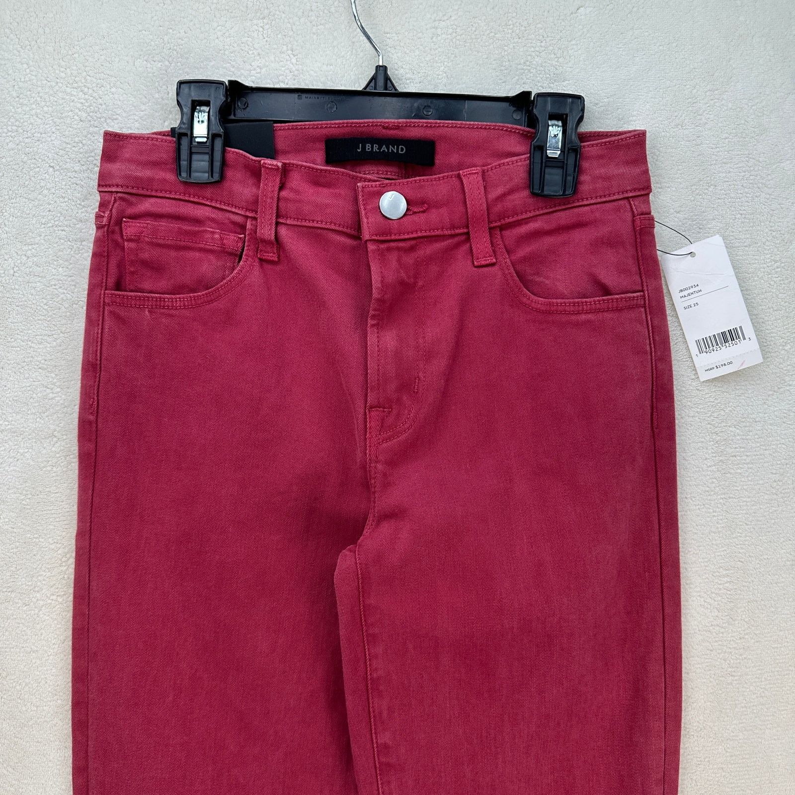 Joe's JOE'S WOMEN'S 25 ADELE MID RISE MAJENTUH STRAIGHT PINK Size 25" / US 0 / IT 36 - 2 Thumbnail