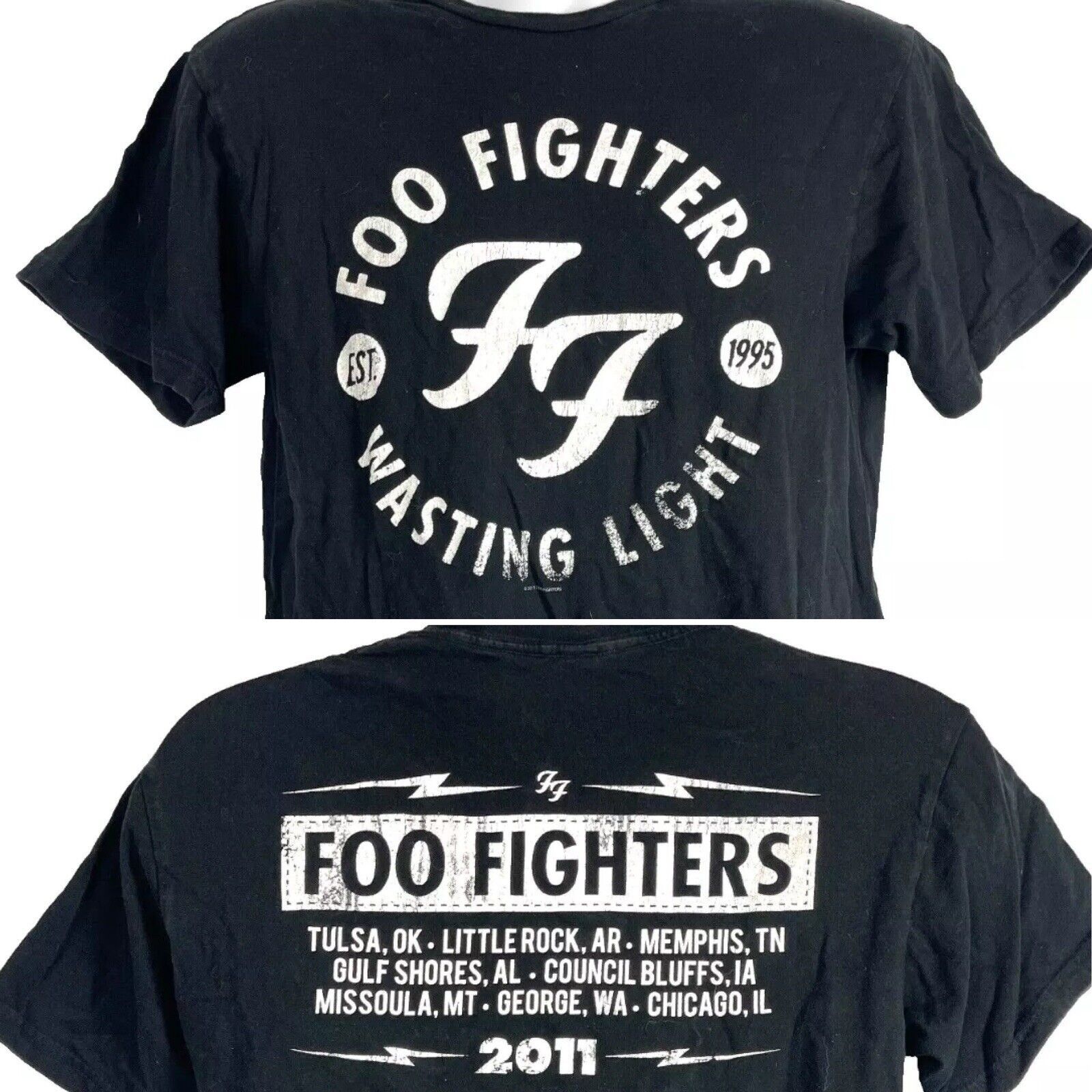 Other Foo Fighters Wasting Light 2011 US Tour 8 Dates Concert T-Sh Size US M / EU 48-50 / 2 - 1 Thumbnail